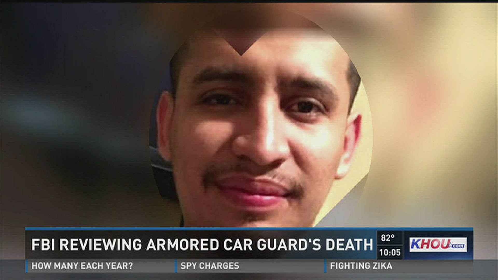 David Guzman, 25, was killed Monday at a northwest Houston bank while he was servicing an ATM.