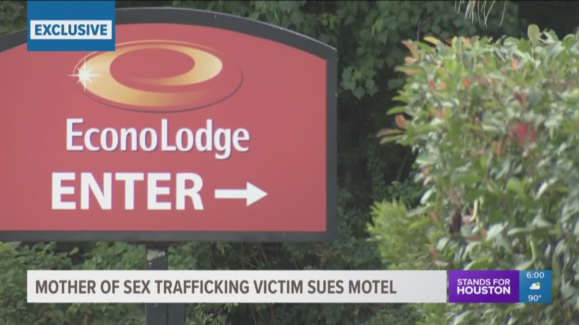 A mother is suing the motel where her daughter was killed two years ago. She claims the business turned a blind eye to sex trafficking. 
