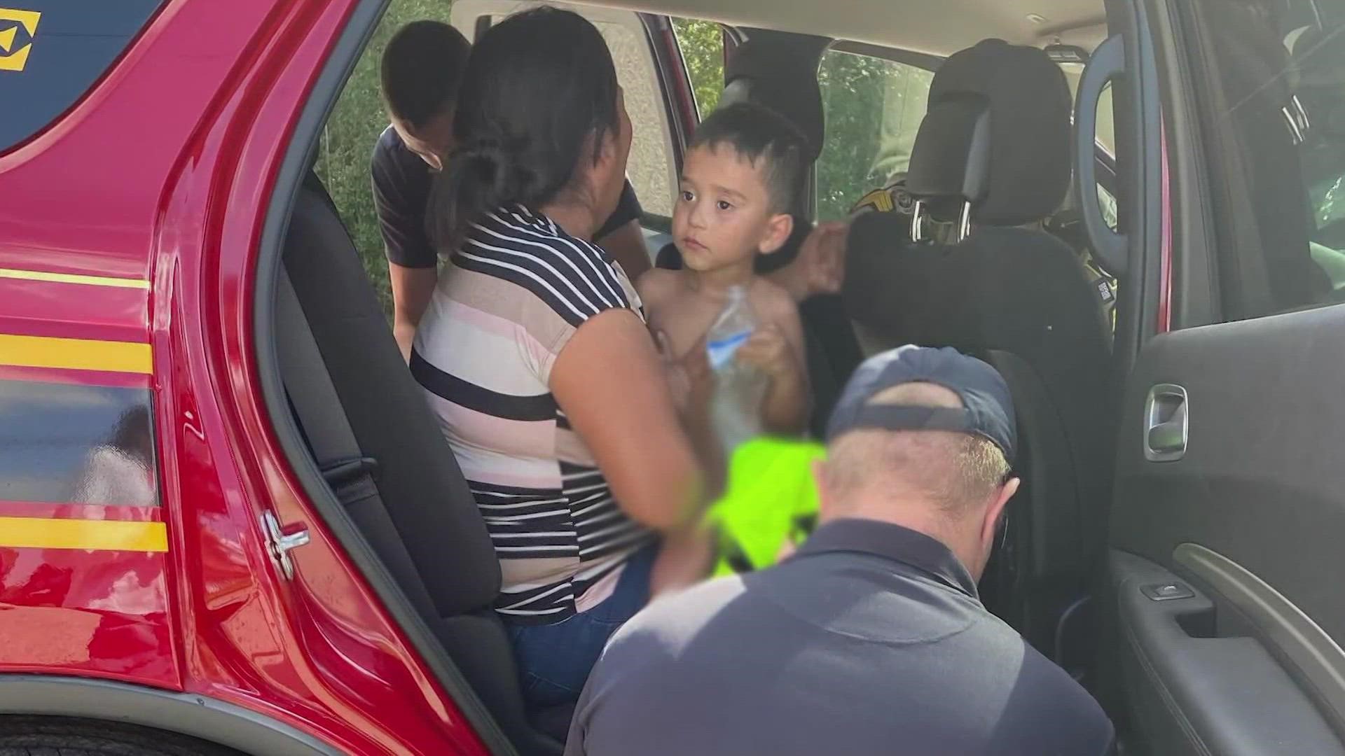 Search efforts were rewarded Saturday when 3-year-old Christopher Ramirez was found three days after he was reported missing.