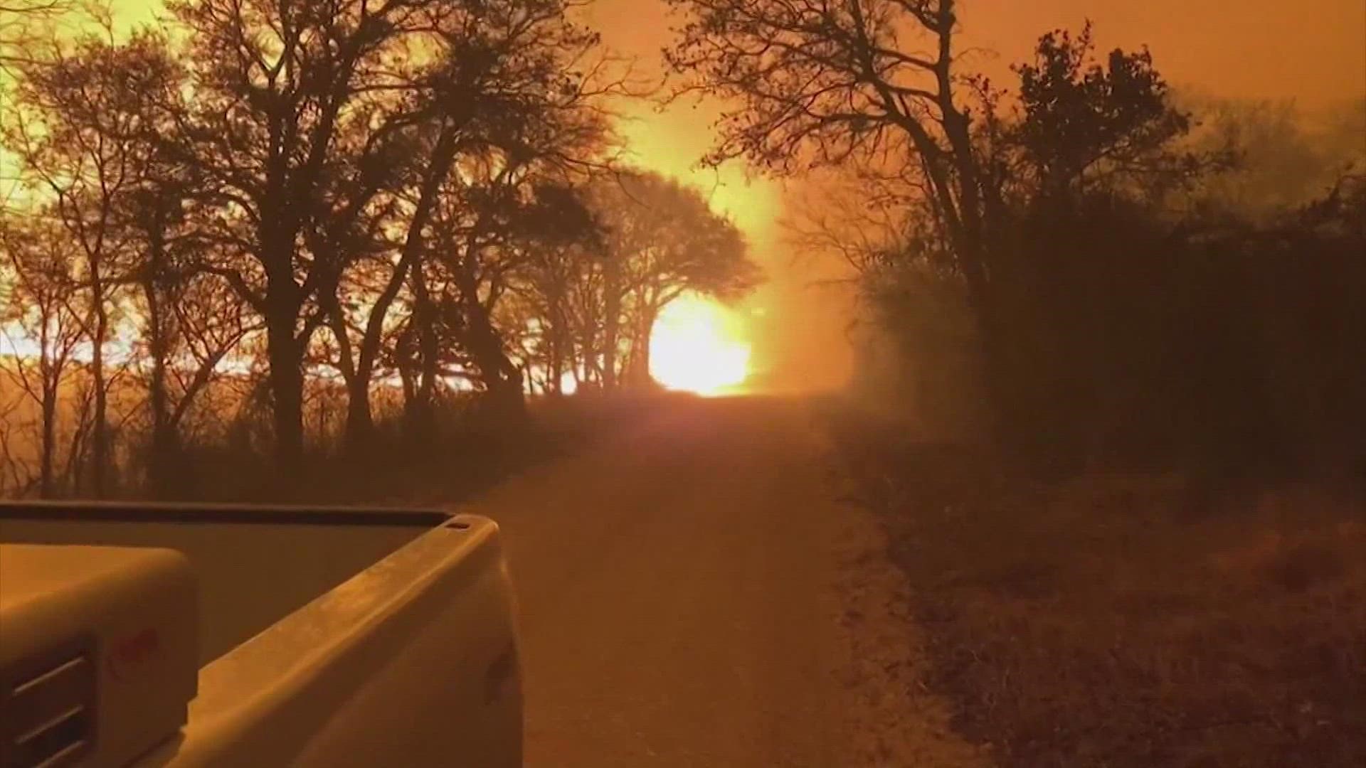 Crews are continuing to battle sprawling fires in Eastland County that began Thursday afternoon.