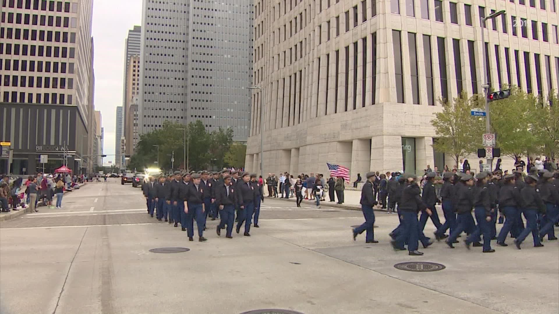 City of Houston Veterans Day ceremony