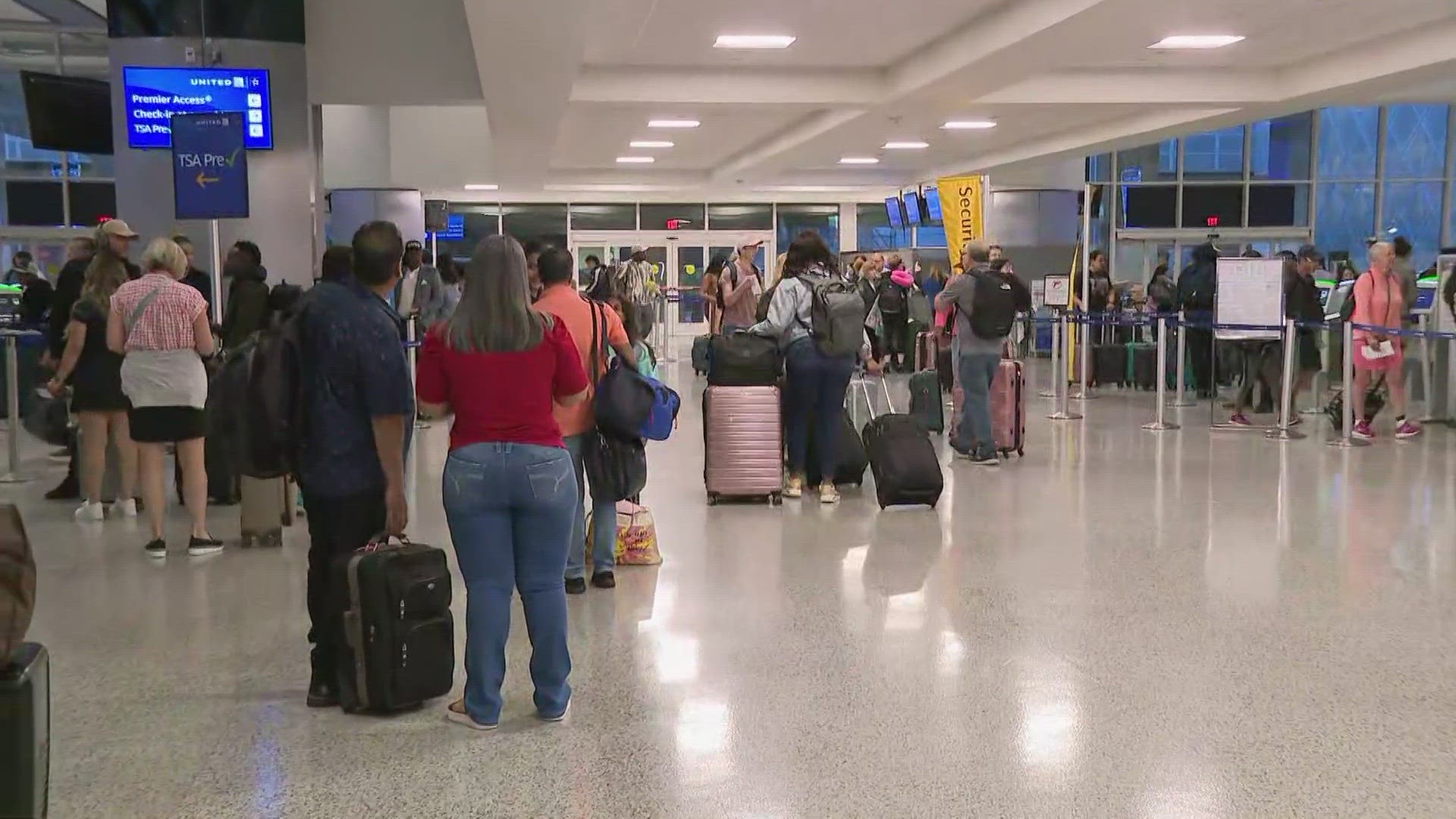 Houston Airports say they expected nearly one million passengers to fly for Memorial Day weekend.
