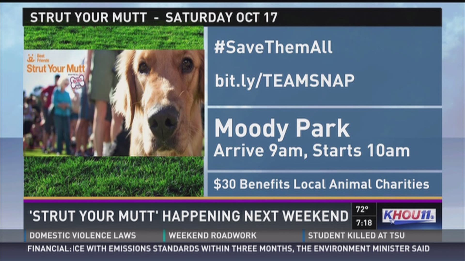 Strut Your Mutt' set for Oct. 17 