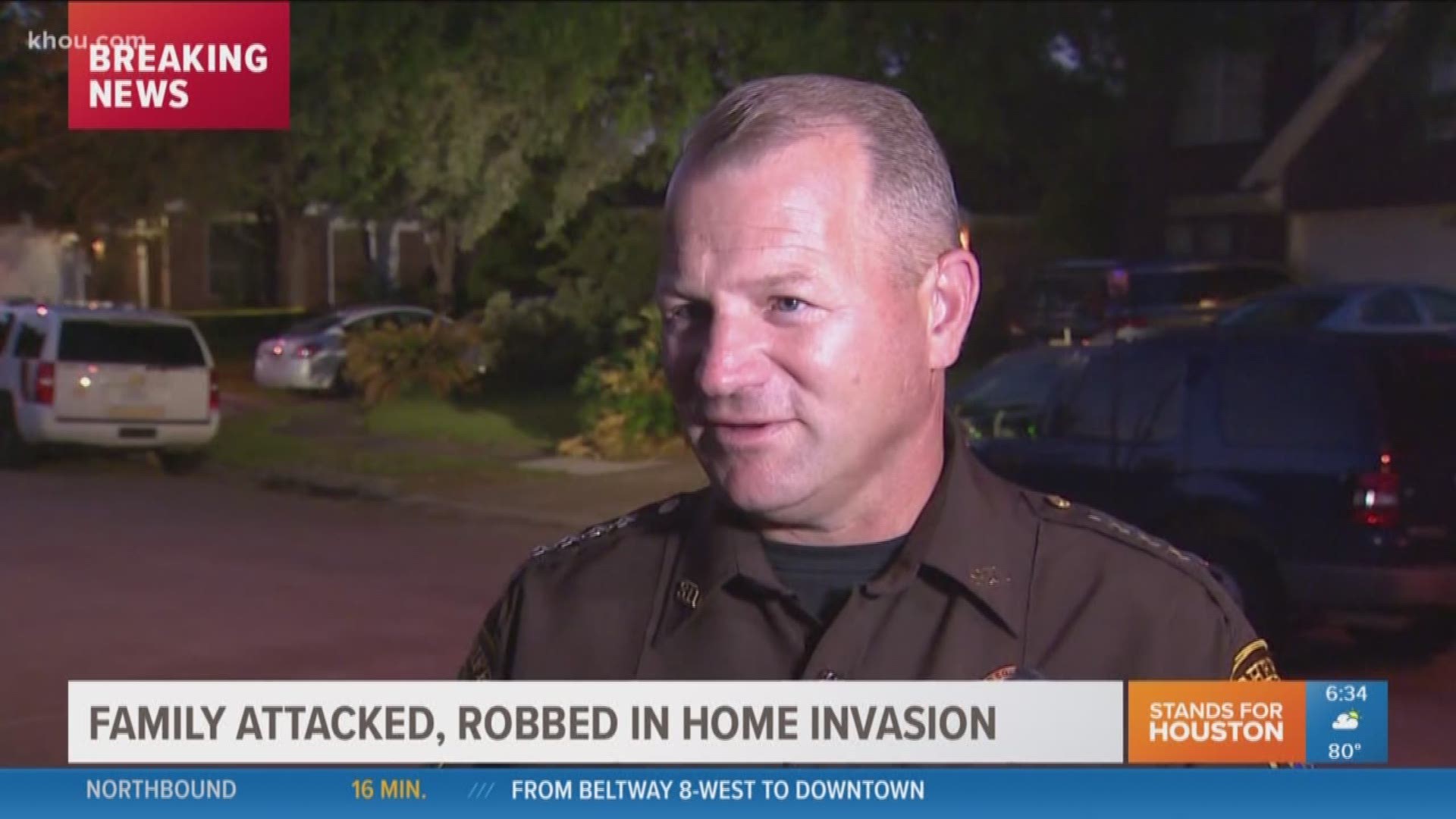 A child was among four victims in a home invasion in Fort Bend County overnight.