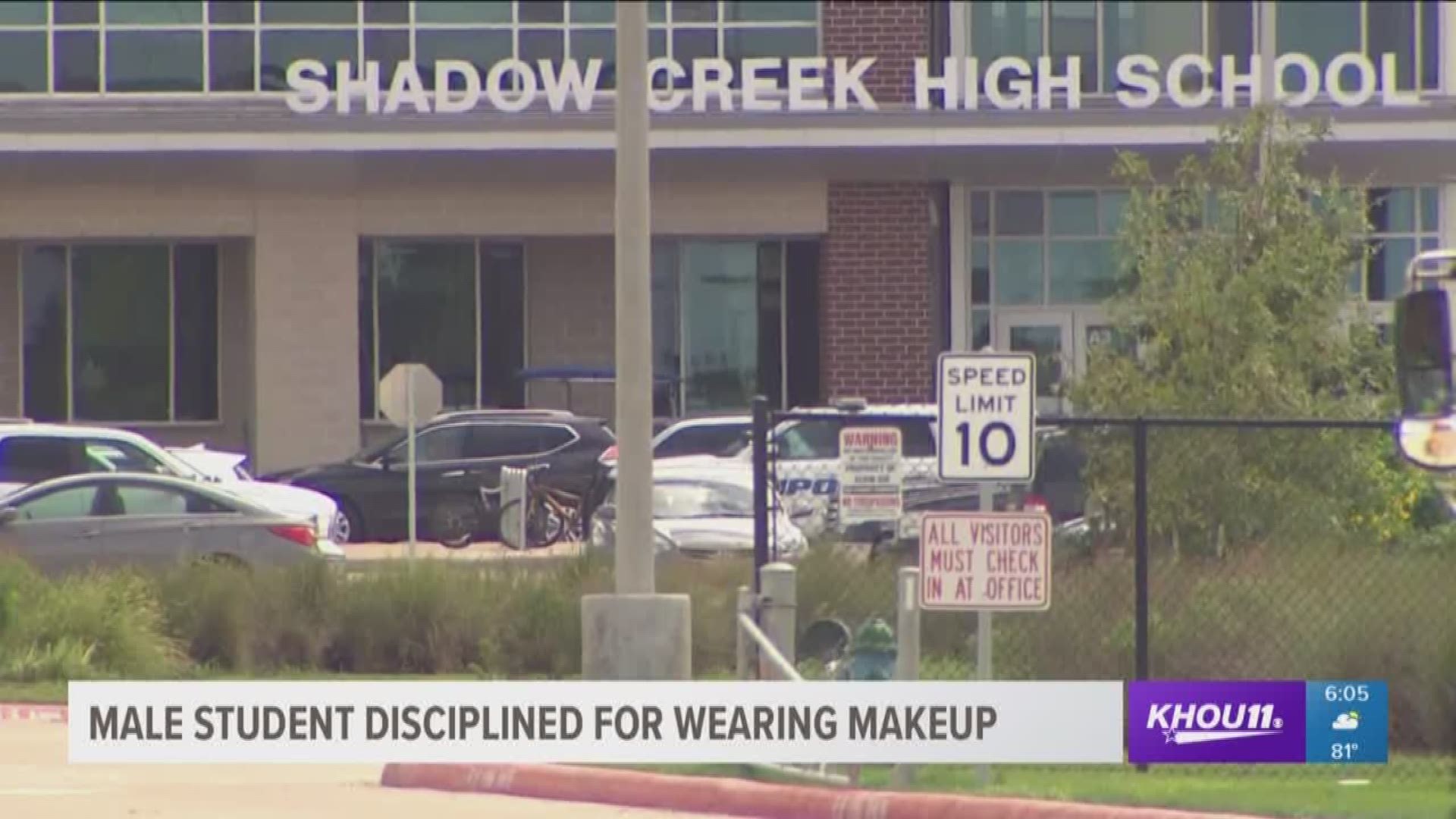 Alvin ISD is looking at changing its dress code. This comes after a male student was disciplined for wearing makeup to school.