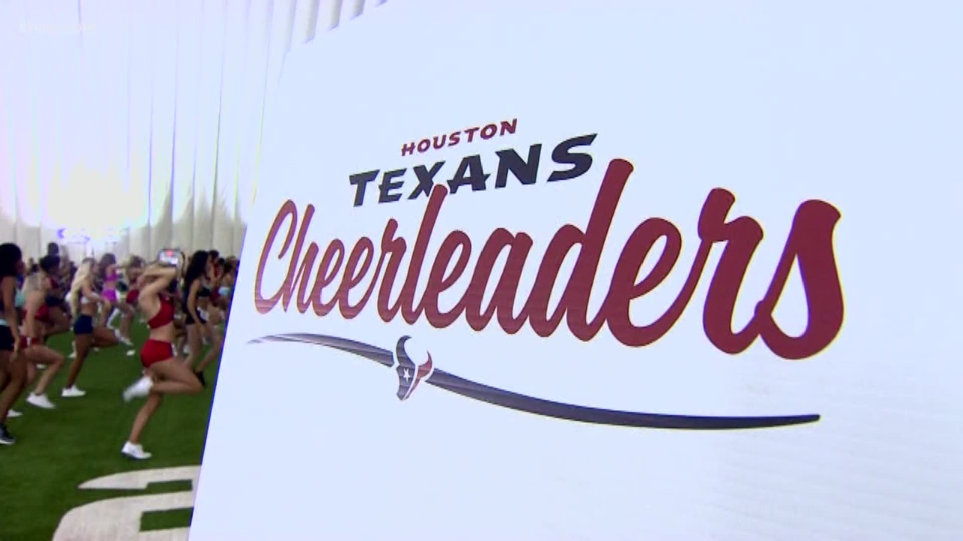 It was a big day for hundreds of young women and a few men as they tried out for the Texans cheerleading squad