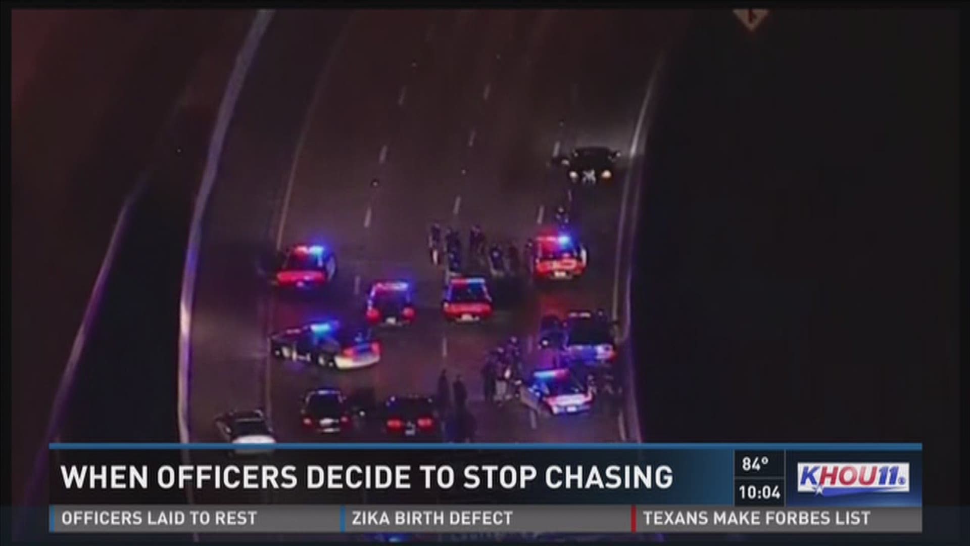 KHOU 11 reporter Grace White takes a look at the differences in police chase policy between departments. 
