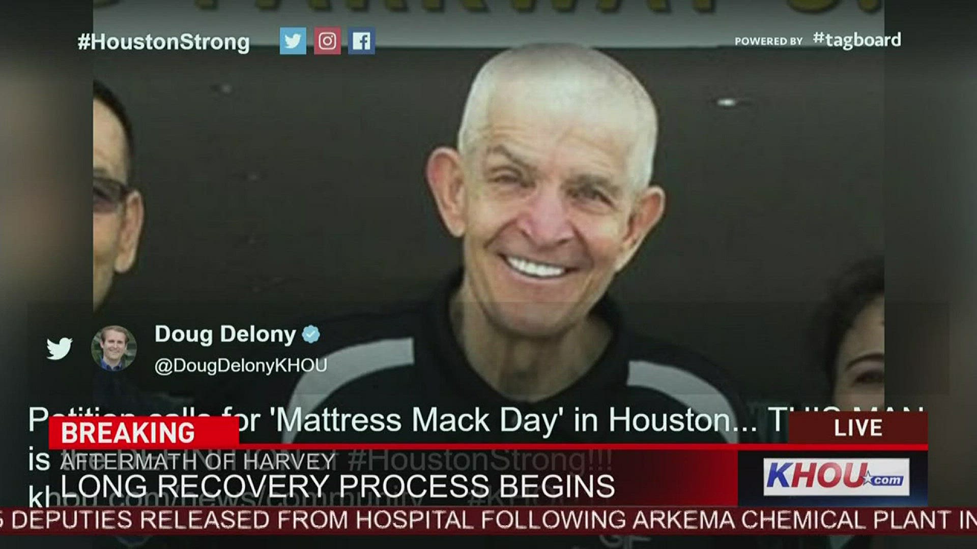 Mattress Mack announces plea for more items to help homebound senior  citizens