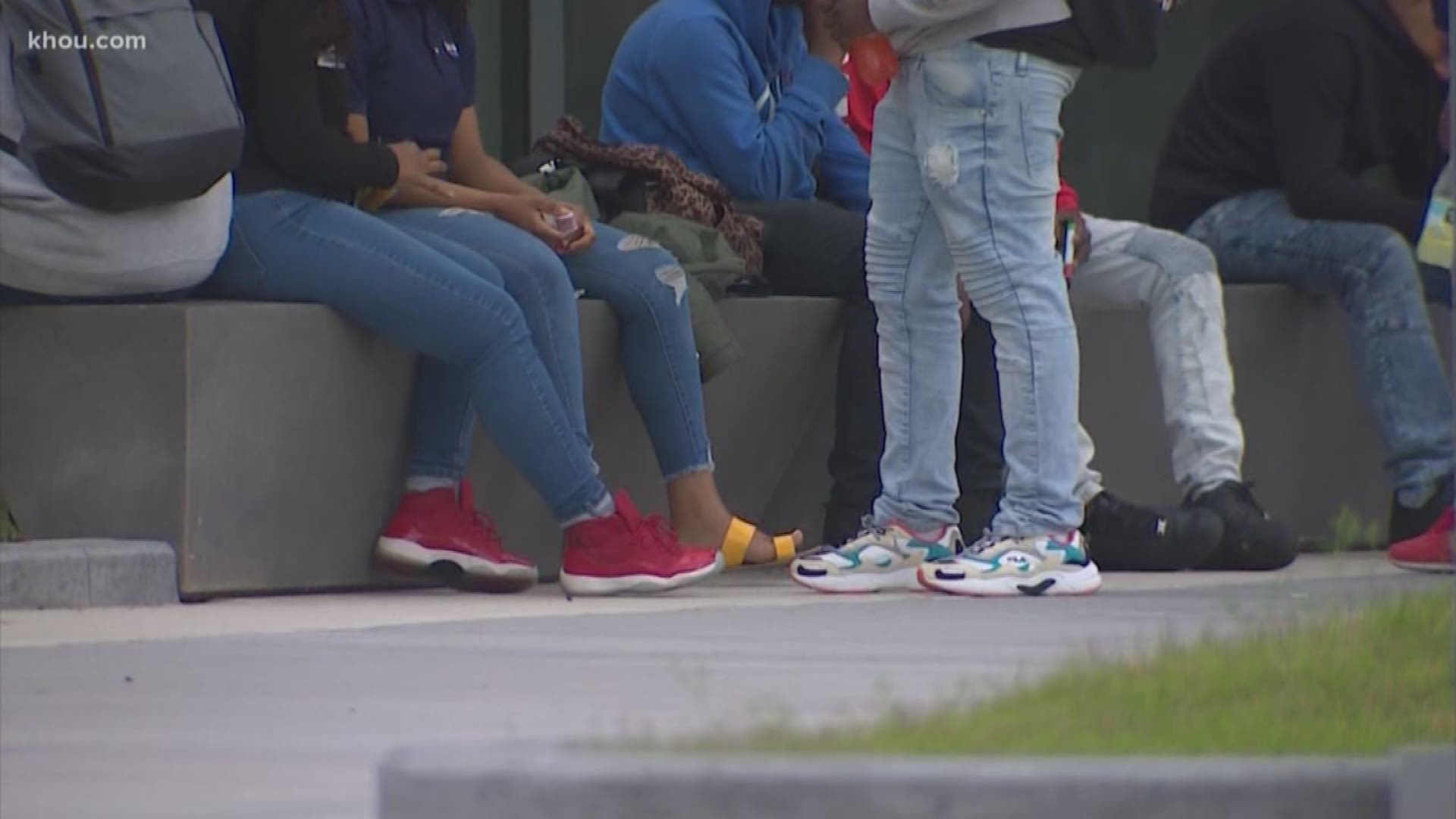 A parent dress code is being enforced at James Madison High School in south Houston.