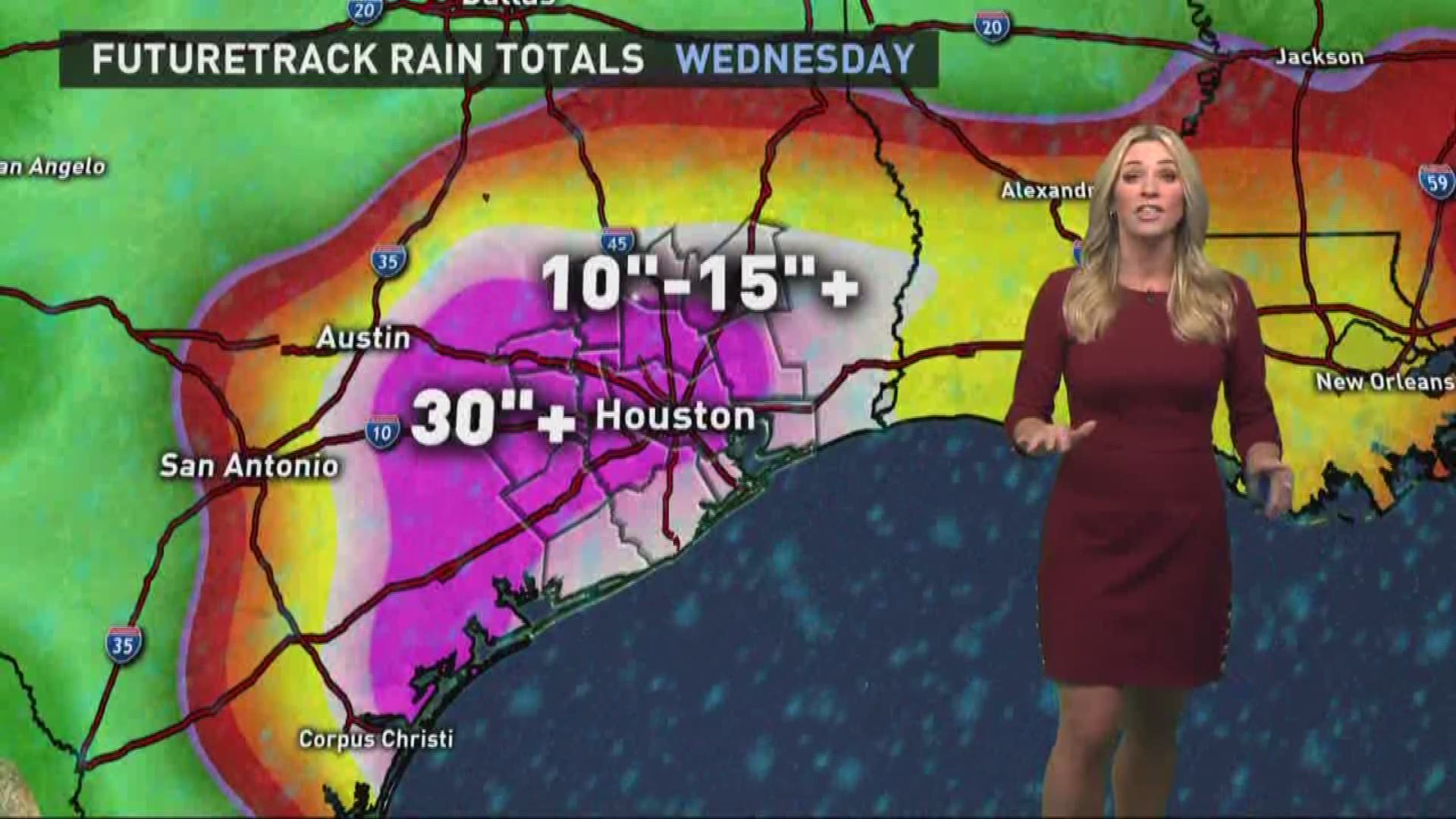 KHOU 11 Meteorologist Chita Craft is tracking local rain from Hurricane Harvey, which is expected to make landfall early Saturday morning near Corpus Christi