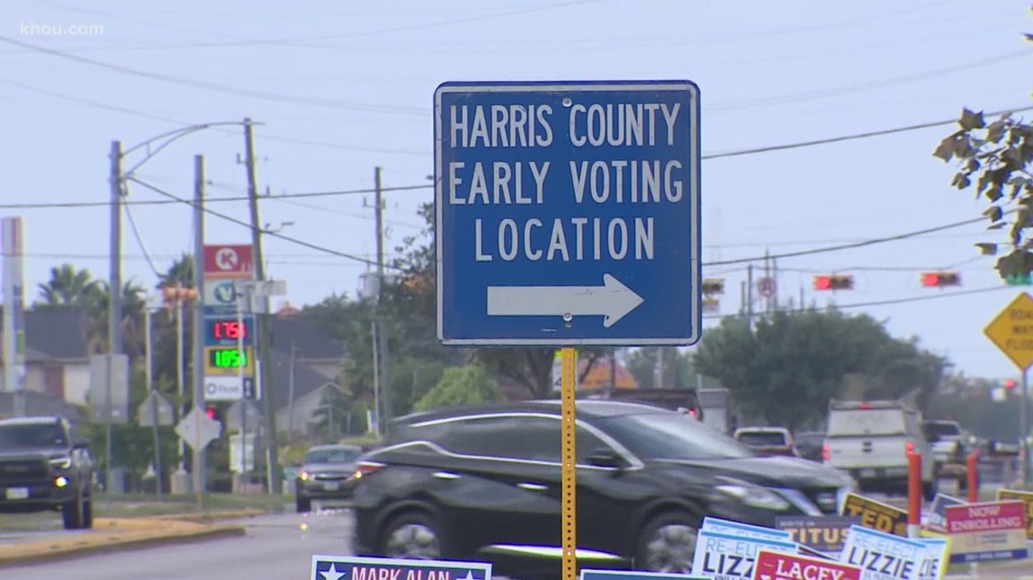 Safety measures at Harris County early voting locations