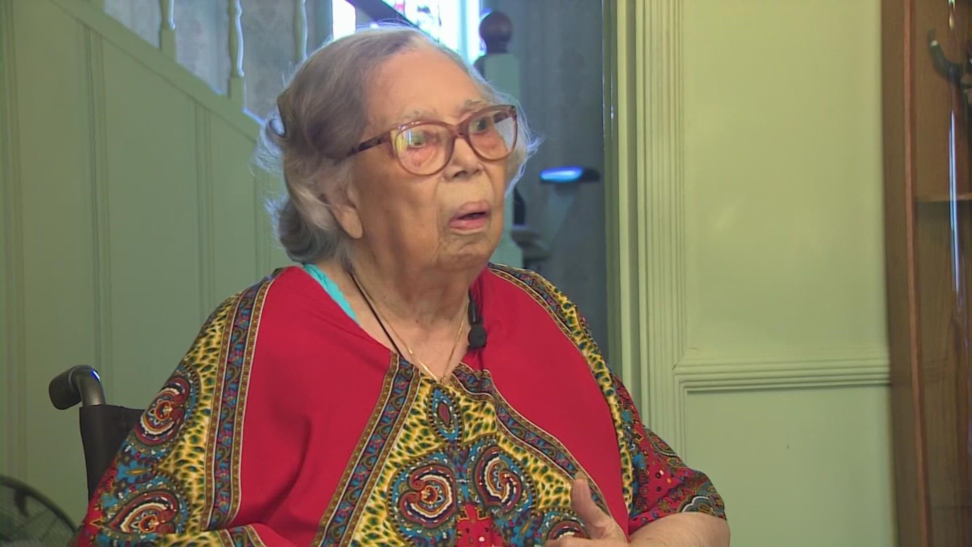 Ruby Poindexter, 93, has been voting since she was 21. But Thursday, she found out her mail ballot application was rejected and she's frustrated.