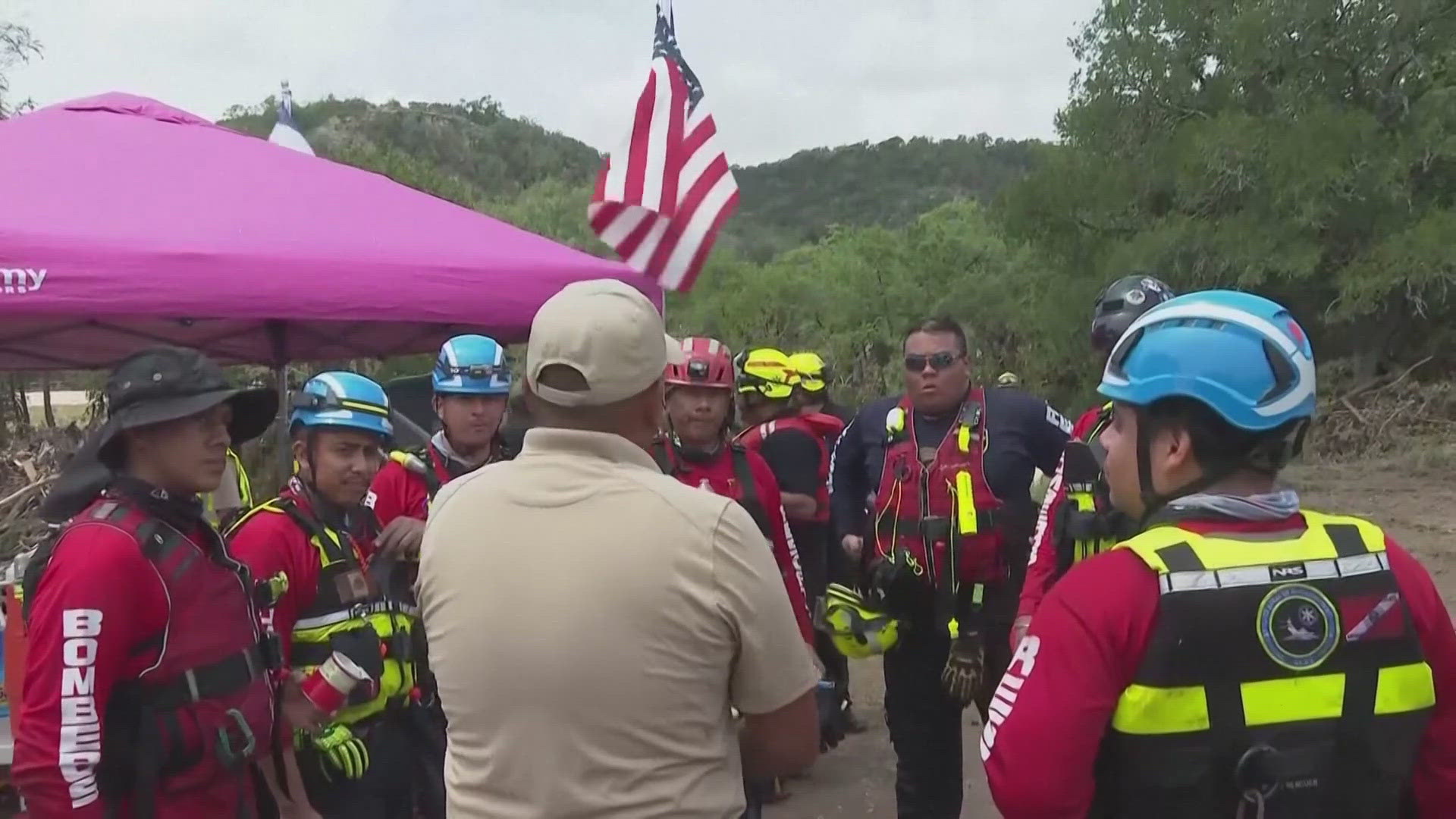 Firefighters and first responders from Acuña, Mexico have joined efforts in Central Texas.