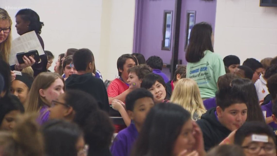 HISD is getting students to reach out to each other for what it called No One Eats Alone Day.