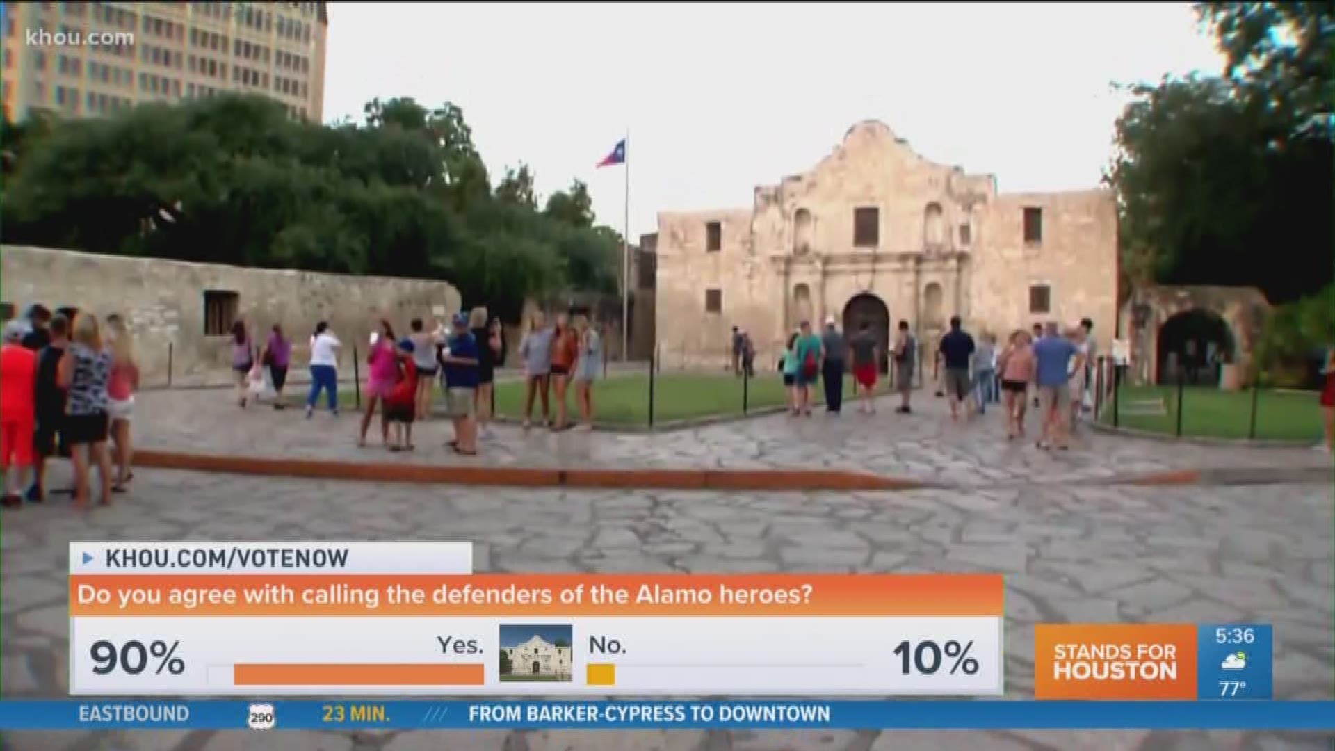 A Texas education board workgroup that had recommended not describing Alamo defenders as "heroic" in seventh-grade social studies curriculum standards changed course Tuesday after public backlash.