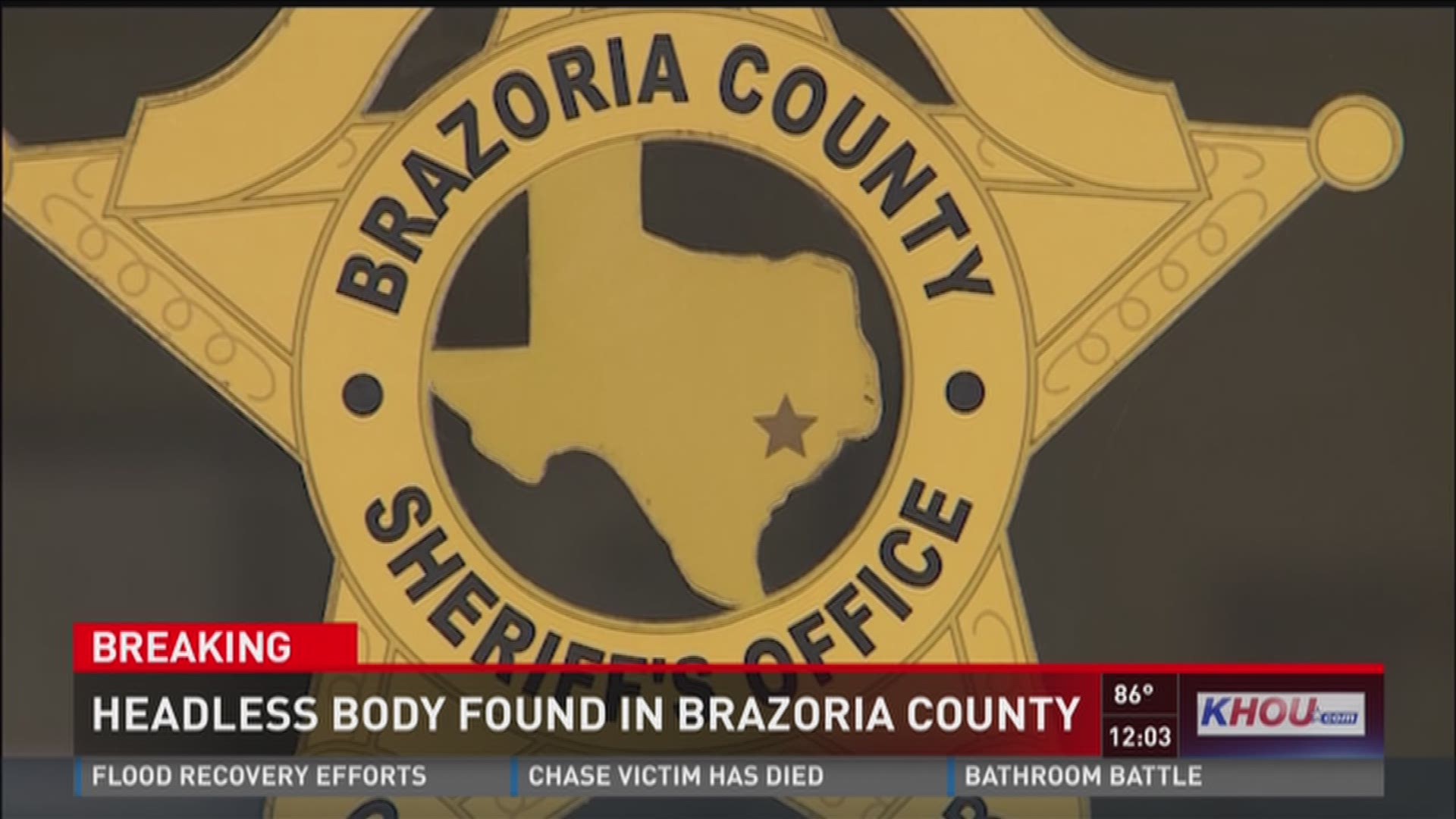 Headless Body Found In Brazoria County Khou Com