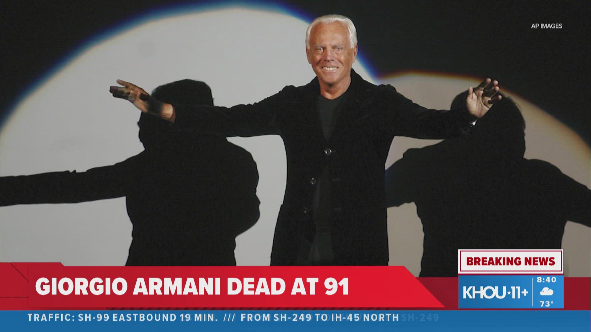 Fashion designer Giorgio Armani dead at 91 | khou.com