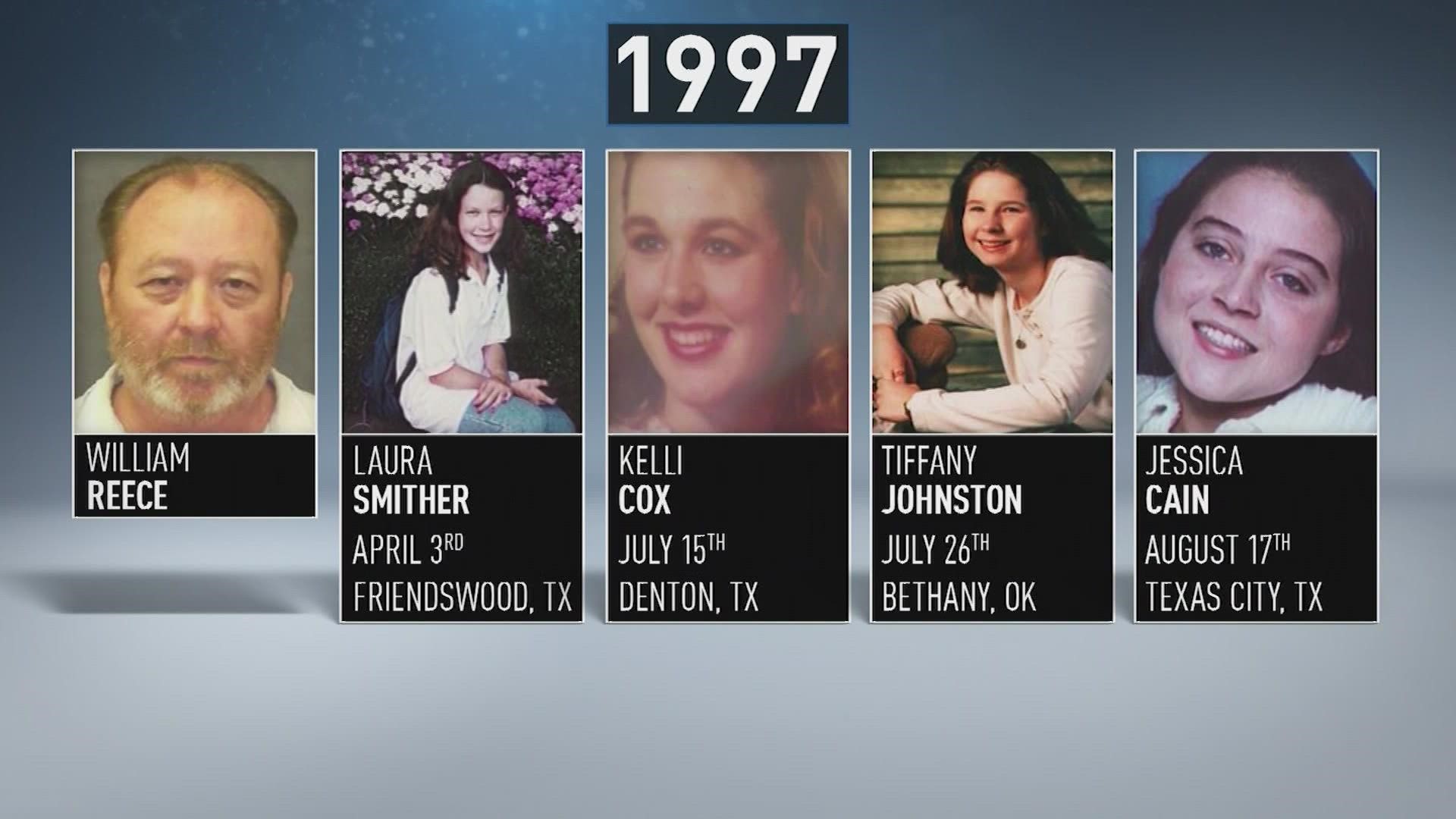 Jan Bynum and Gay Smither have waited a long time to see Reece tried in the Lone Star State for the 1997 murders of their daughters,  Kelli Cox & Laura Smither.