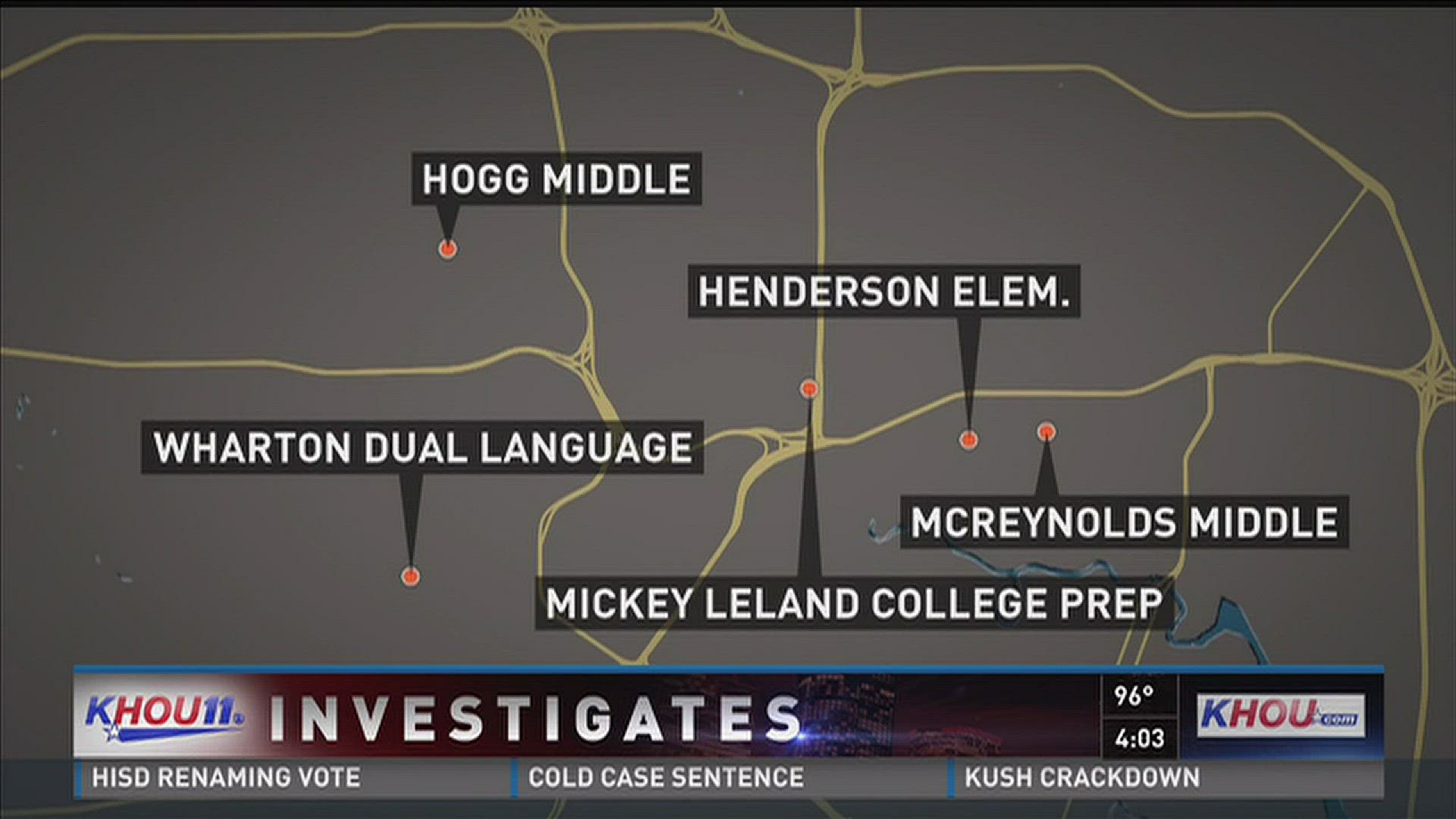 Testing finds high lead levels inside HISD high school