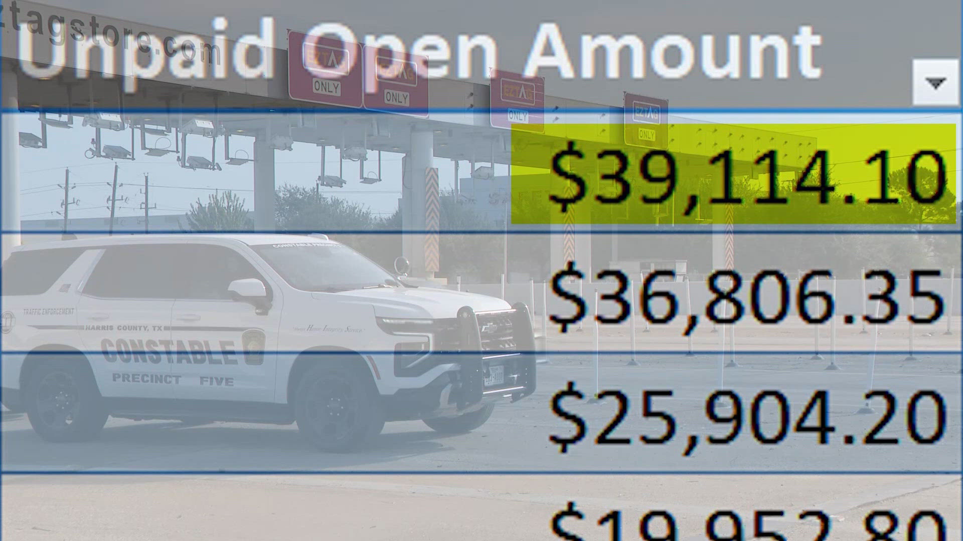 More than 8,000 violations: Inside Harris County's worst toll road ...