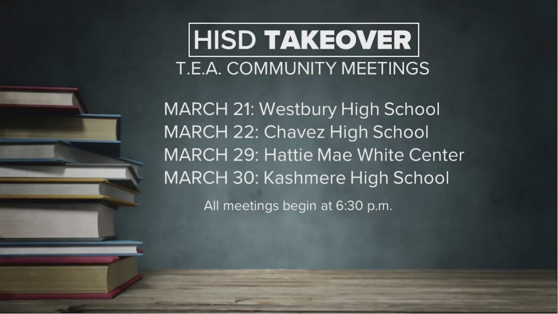 On Tuesday, the Texas Education Agency will be hosting its first community meeting after announcing its takeover of Houston ISD.