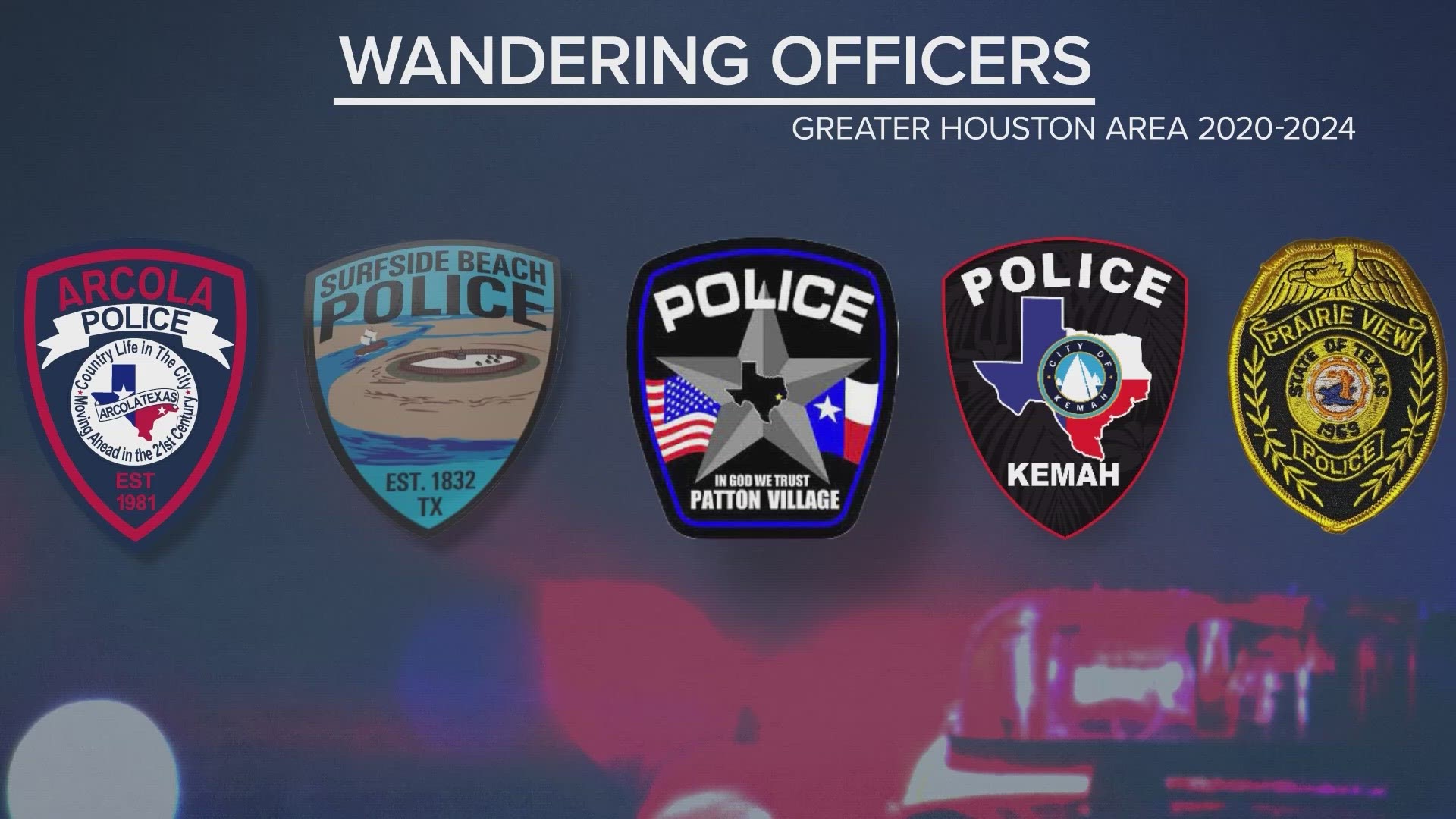 KHOU 11 Investigates found nearly 200 Houston-area officers who resigned or were fired for misconduct were later hired somewhere else.