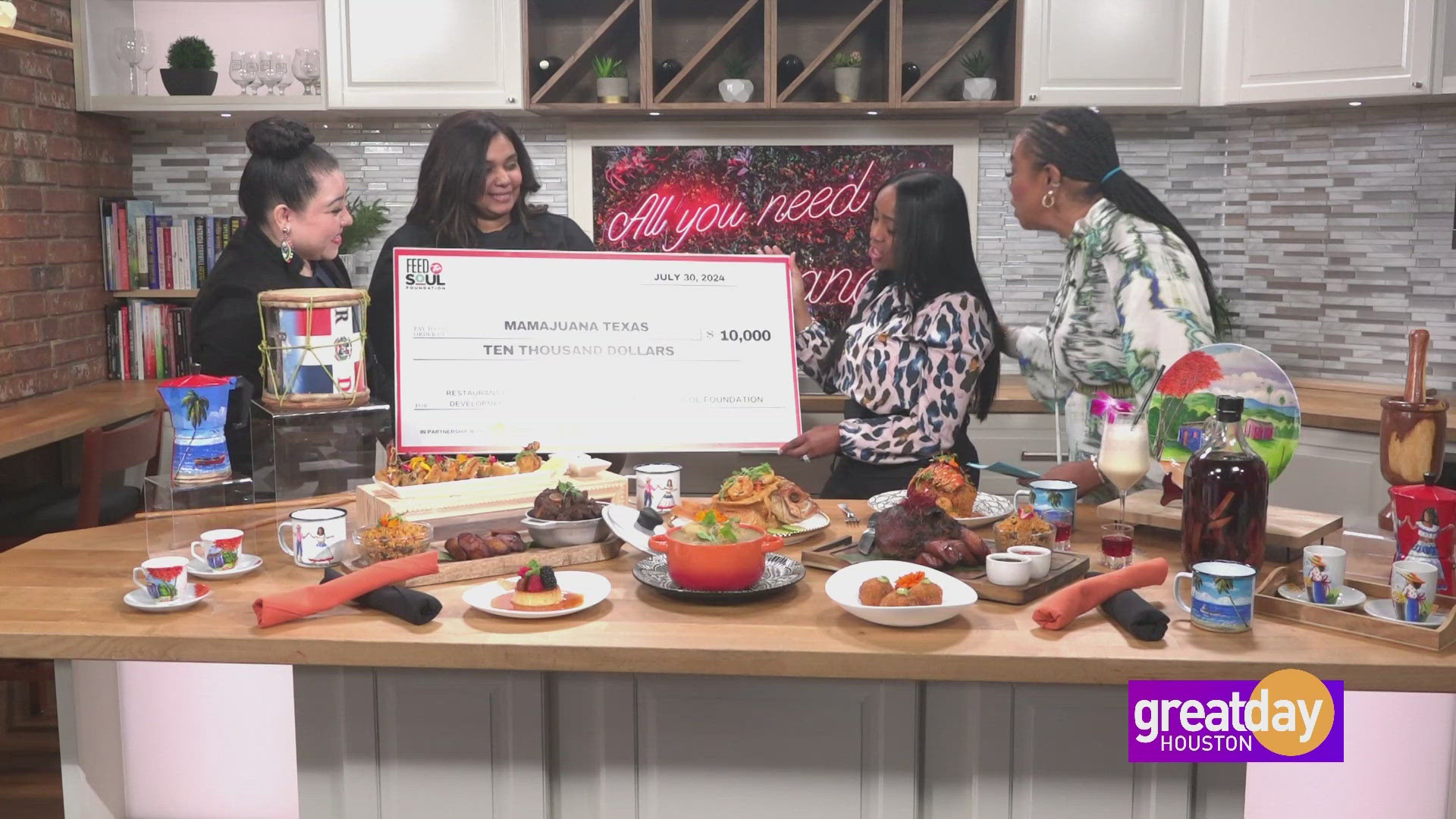 Feed the Soul Foundation awarded Mamajuana Cafe with $10,000 & acceptance into their restaurant business development program.