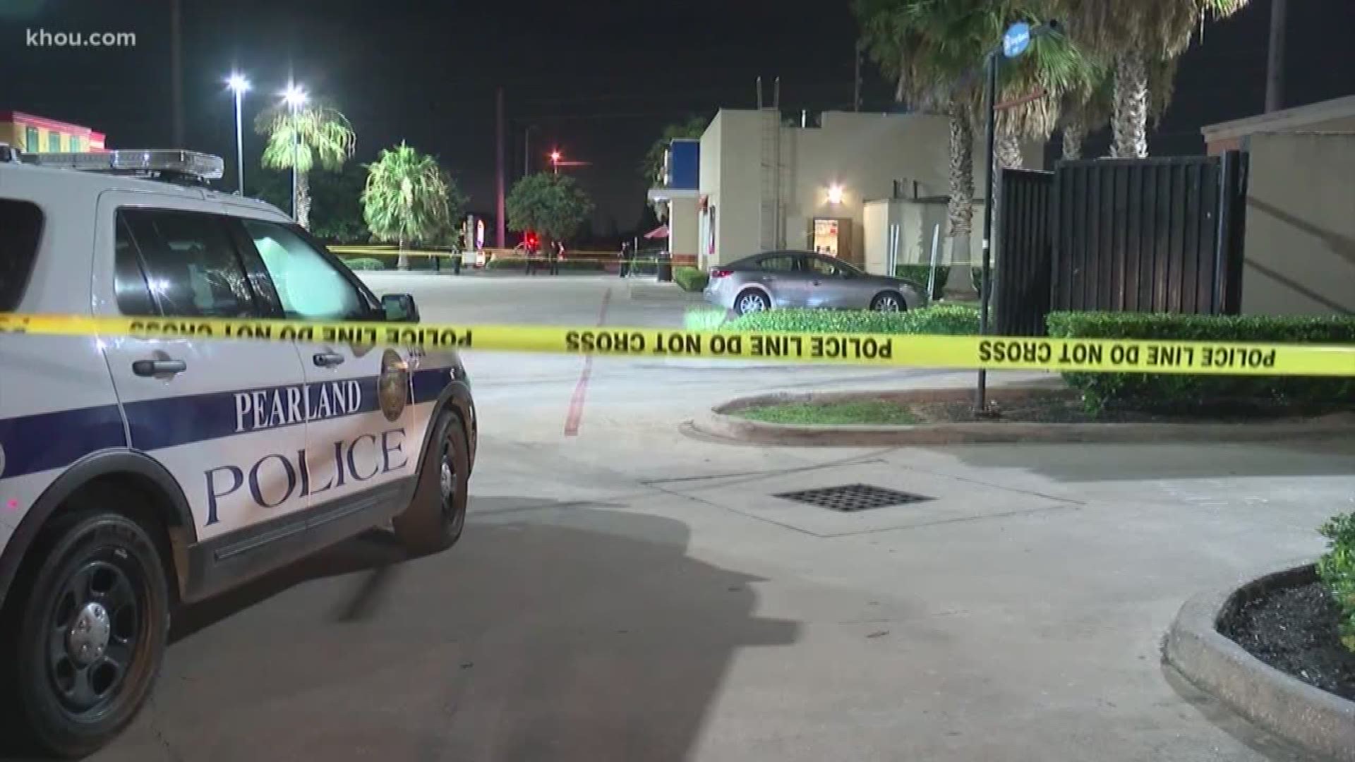 A Pearland police officer shot and killed a robbery suspect who was holding customers hostage at a Dairy Queen. The suspect wouldn't allow anyone to leave the restaurant on Broadway.