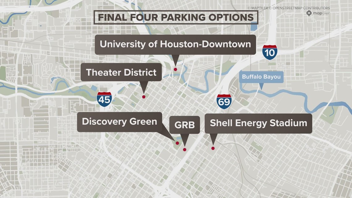 Transportation, parking options for downtown and NRG Stadium for Final Four weekend