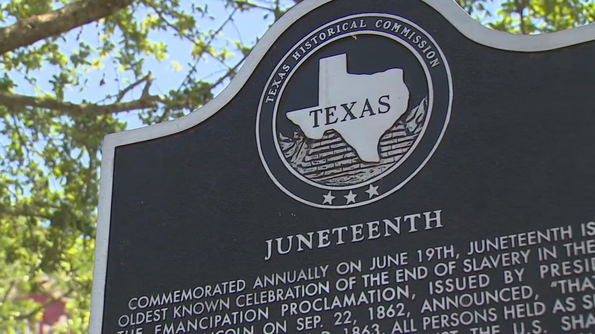 Juneteenth celebrations are underway in Galveston, the birthplace of the federal holiday that marks the end of slavery in the United States.