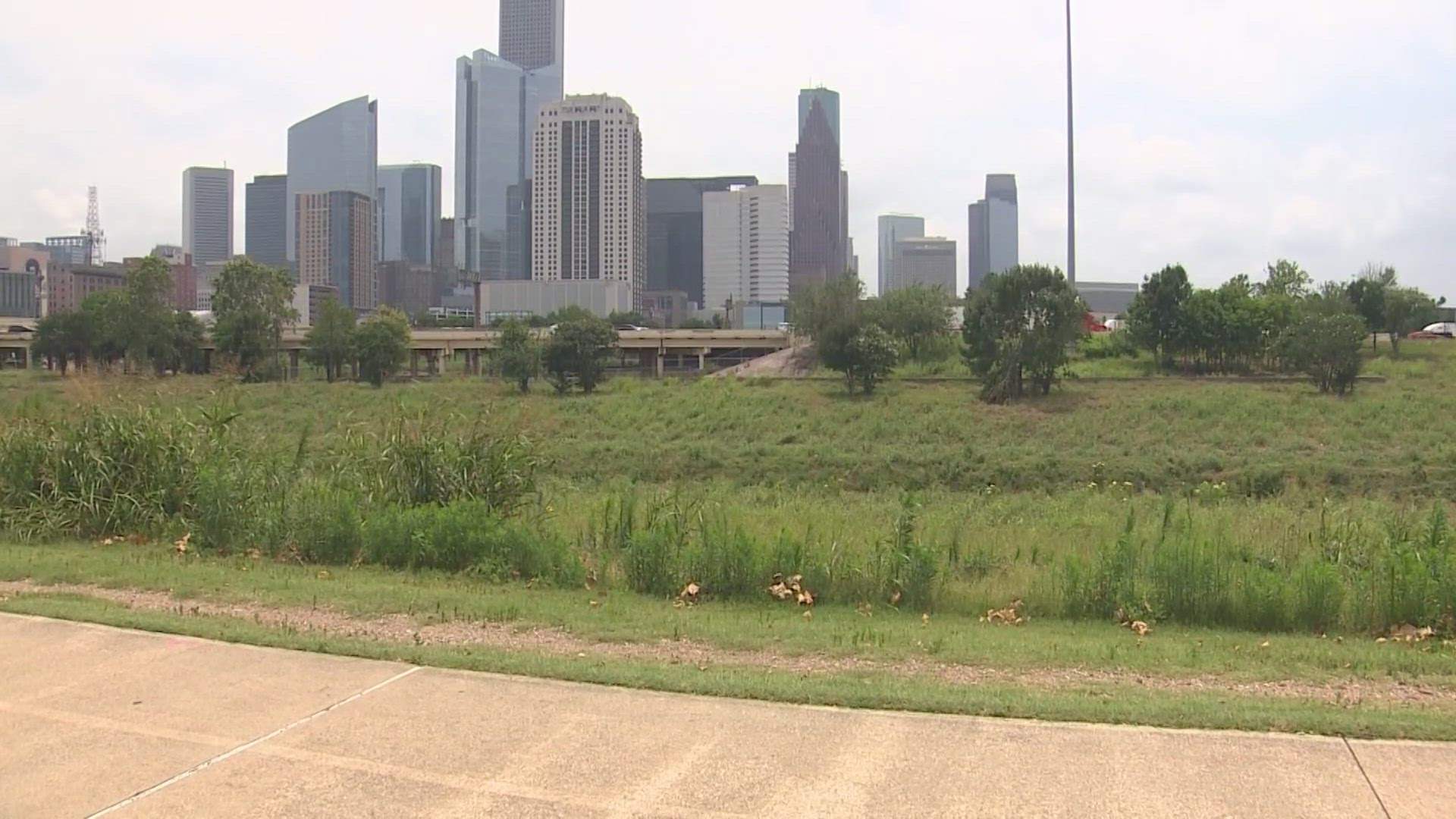 The city sold 3 acres of land that encompasses the White Oak Bayou Greenway next to UH-Downtown -- west of North Main Street and south of Hogan Street.