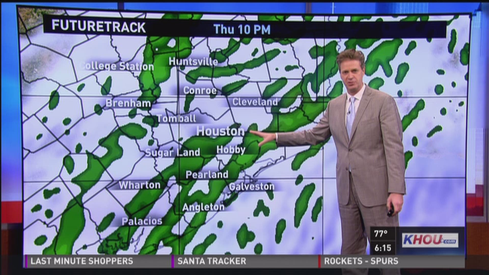 KHOU 11 Chief Meteorologist David Paul said it doesn't feel a lot like Christmas outside, but it will in the ensuing days after Christmas.