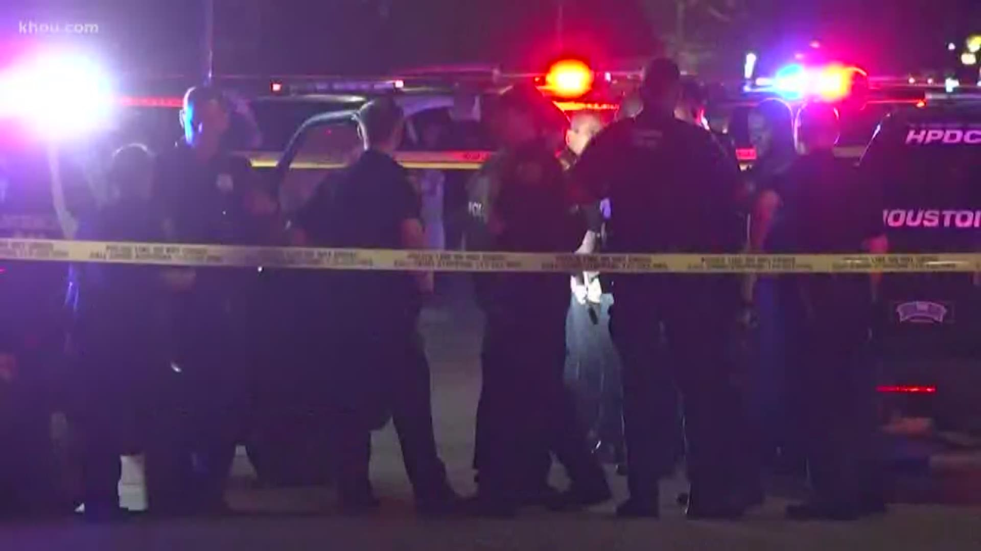 There were two deadly shootings involving police officers overnight in the Houston area.