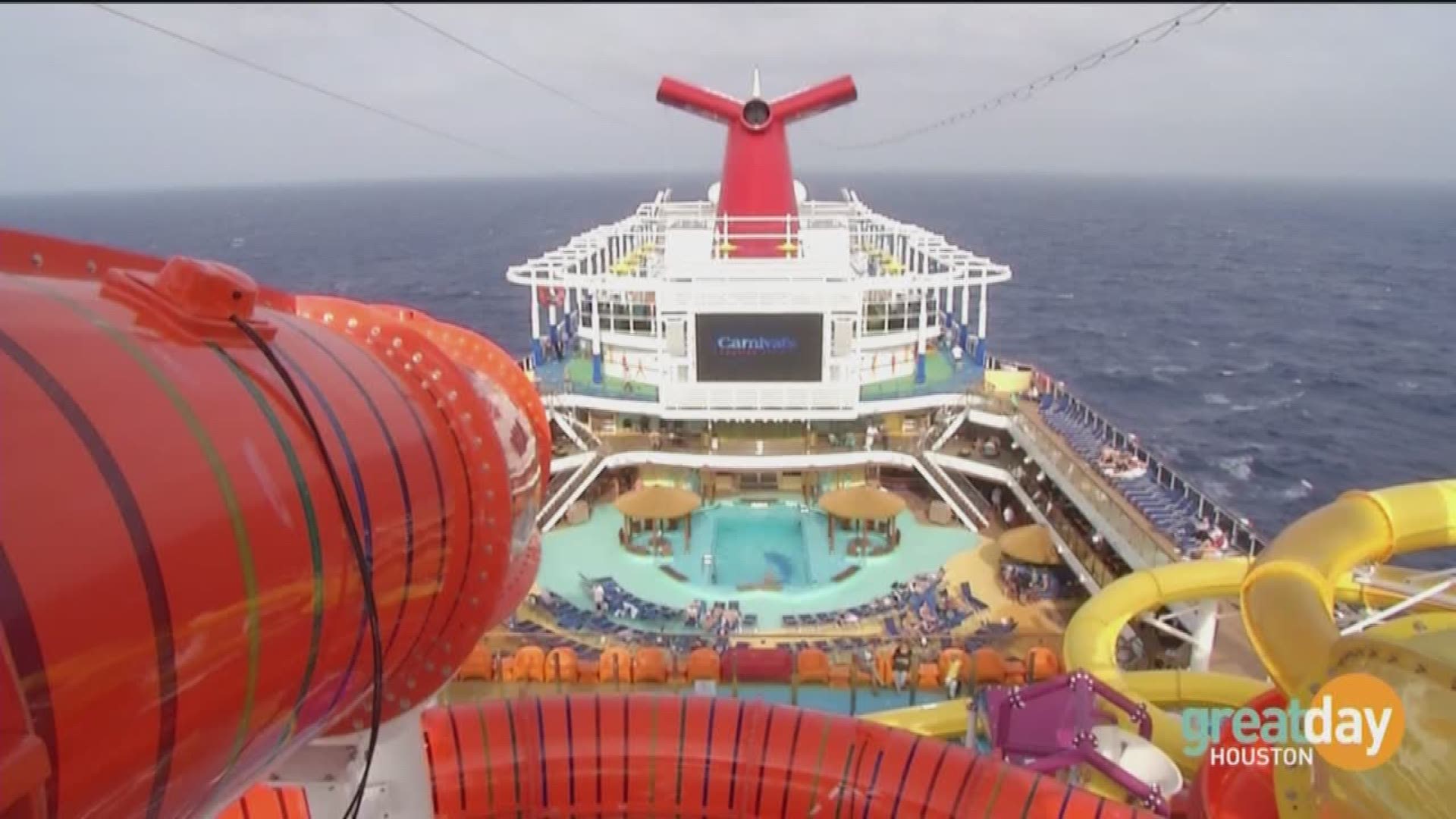 The Carnival Vista is the cruise line's newest and largest cruising ship and it's home is now the port of Galveston.  Great Day's Cristina Kooker gets on deck to check out all the new bells and whistles.