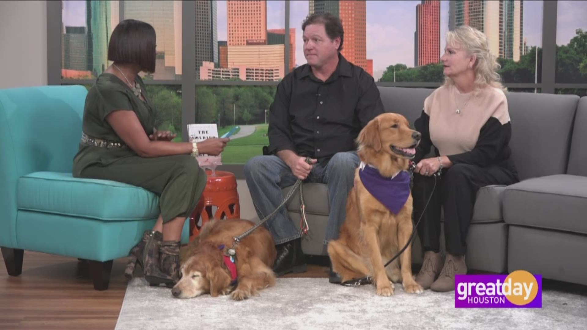 U.S. Army Veteran, Conrad DeGrace, Jr. and his wife Patricia share the story of how his rescue dog helped him survive PTSD.