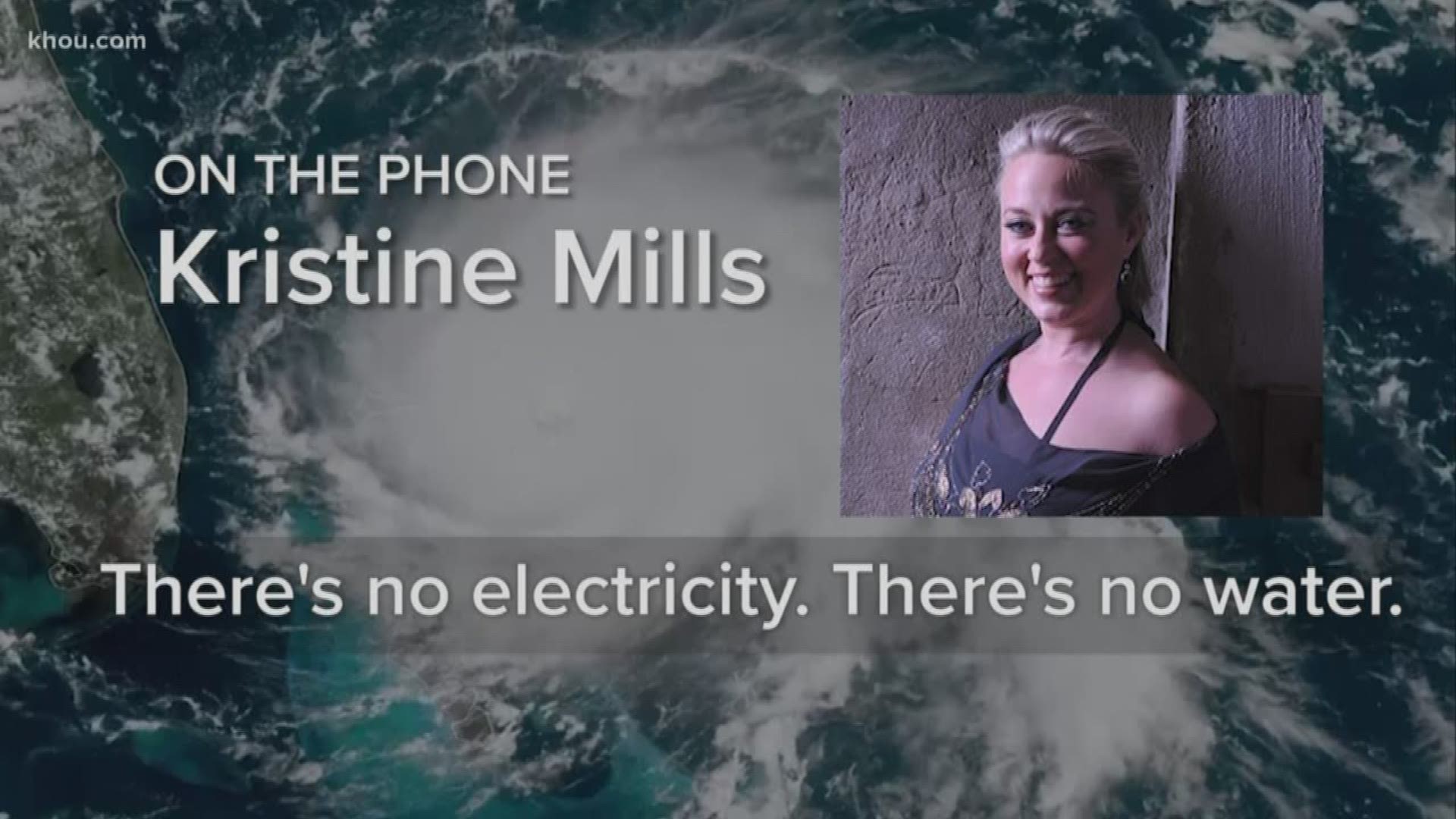 Kristine Mills is a successful singer/songwriter usually seen on a Houston stage, but Monday, she was hunkered down more than a thousand miles away.
