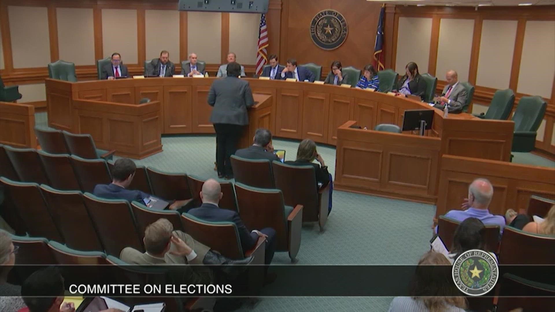 Harris County Elections Administrator Isabel Longoria spoke to the House Committee on Elections Wednesday about the legislature's new rules on paper ballots.
