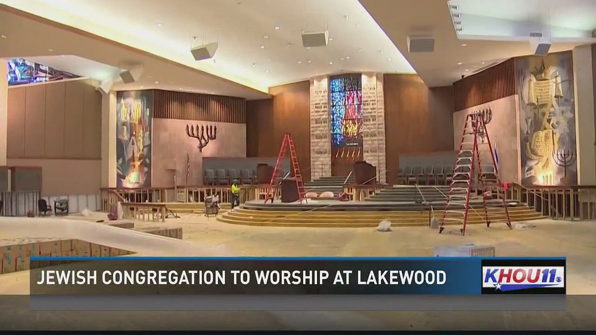 Lakewood Church has opened its doors to a local Jewish congregation after Harvey left more than a foot of water inside their temple, which is one of the largest in the country.