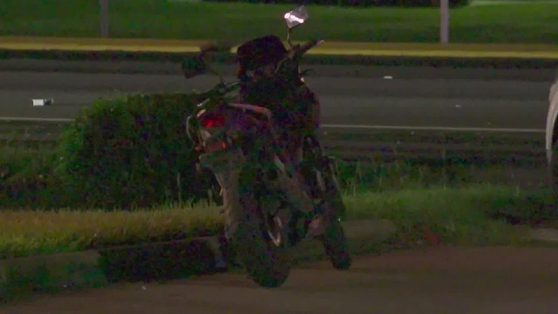 Woman on motorcycle killed in crash with dump truck | khou.com