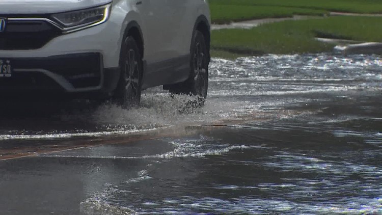 Which Houston neighborhoods have the most flooding and drainage complaints?