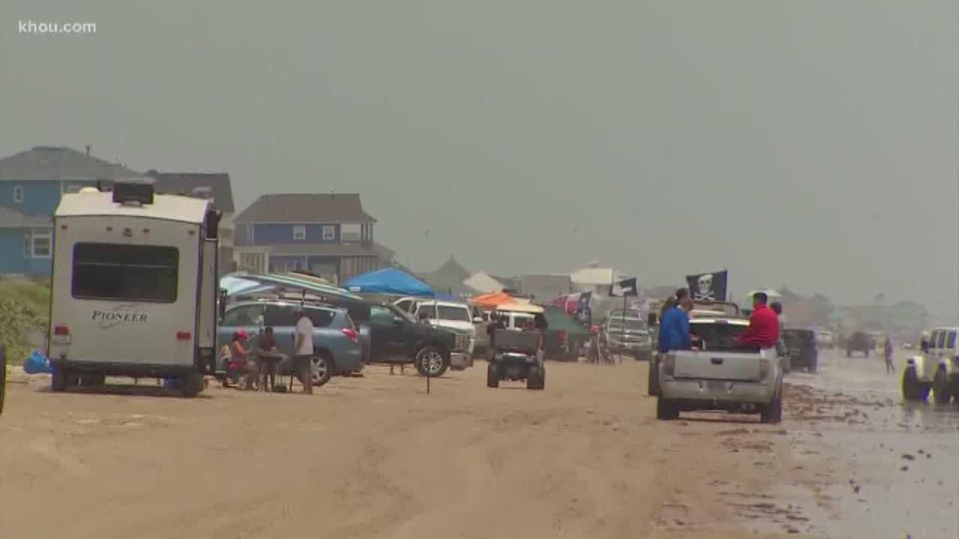EMS and law enforcement responded to more than 400 911 calls on Bolivar Peninsula alone during the “Go Topless” Jeep weekend at Crystal Beach, Galveston County Sheriff Henry Trochesset confirmed.
