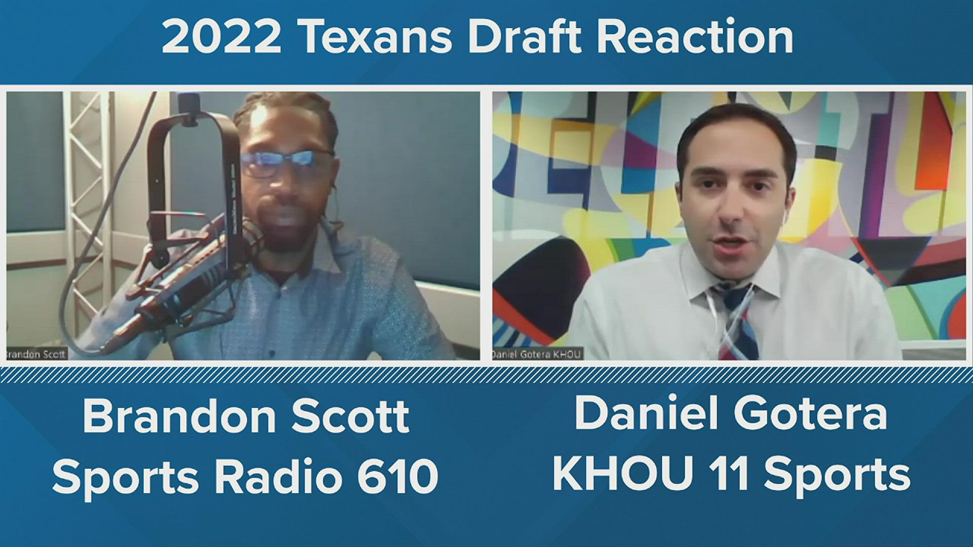 KHOU 11 sports reporter Daniel Gotera and Brandon Scott of SportsRadio 610 rate Houston's picks.