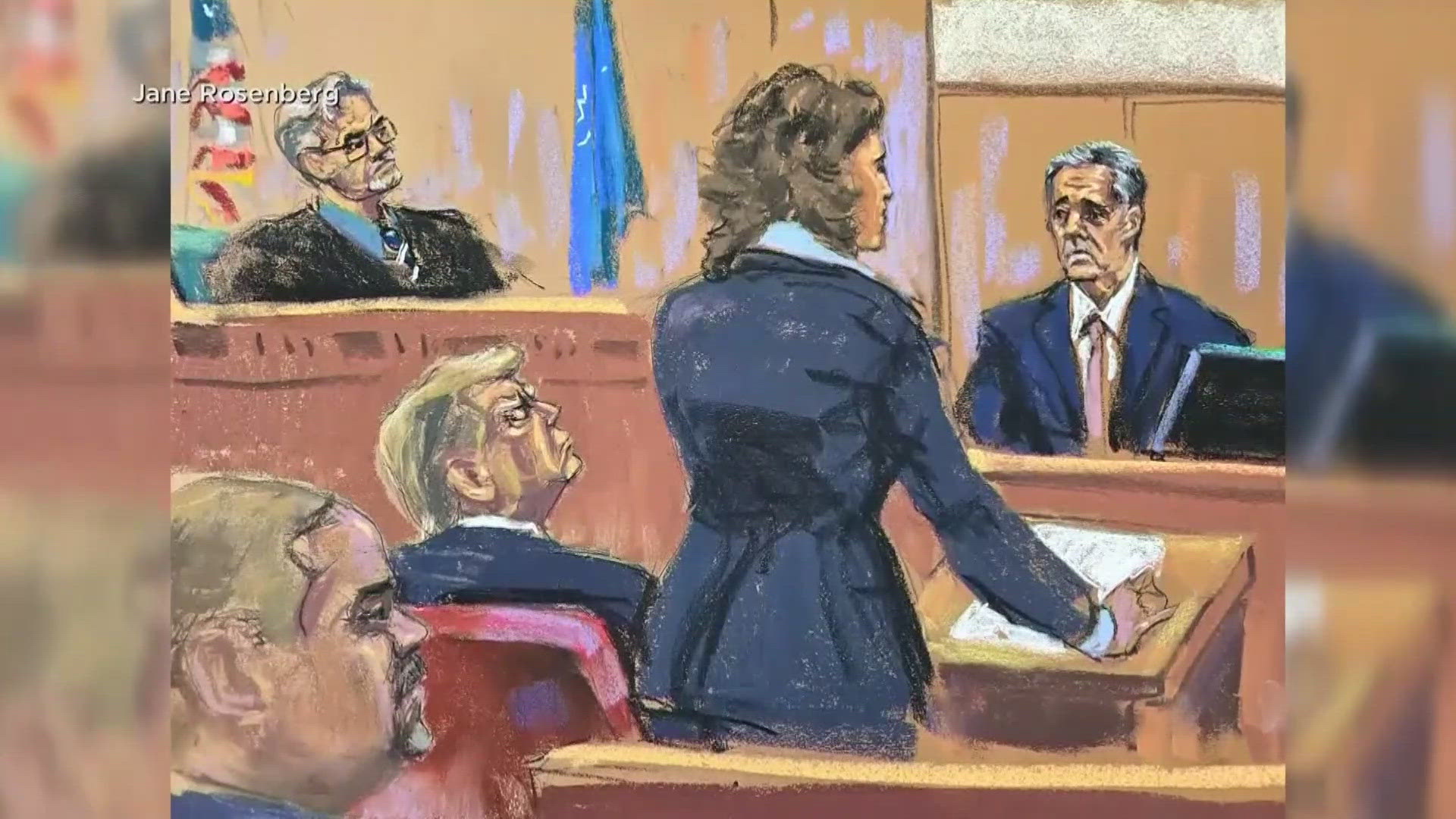 Donald Trump's former attorney Michael Cohen took the stand Monday as the prosecution's key witness in the so-called "hush money" trial.