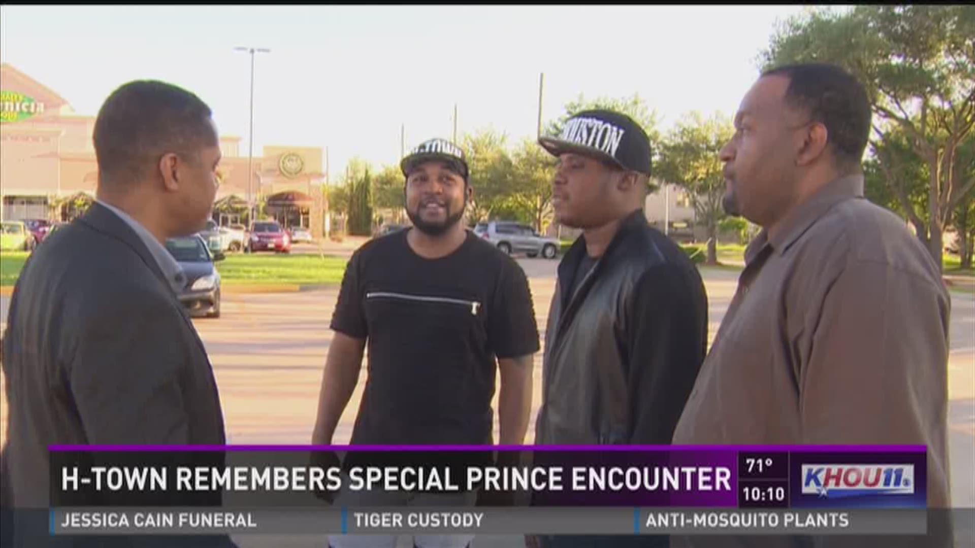 A popular Houston music group called H-Town remembers a special encounter with the late legendary musician Prince. 
