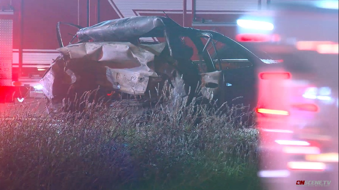 Man dies after being pinned under vehicle during fiery crash on North ...