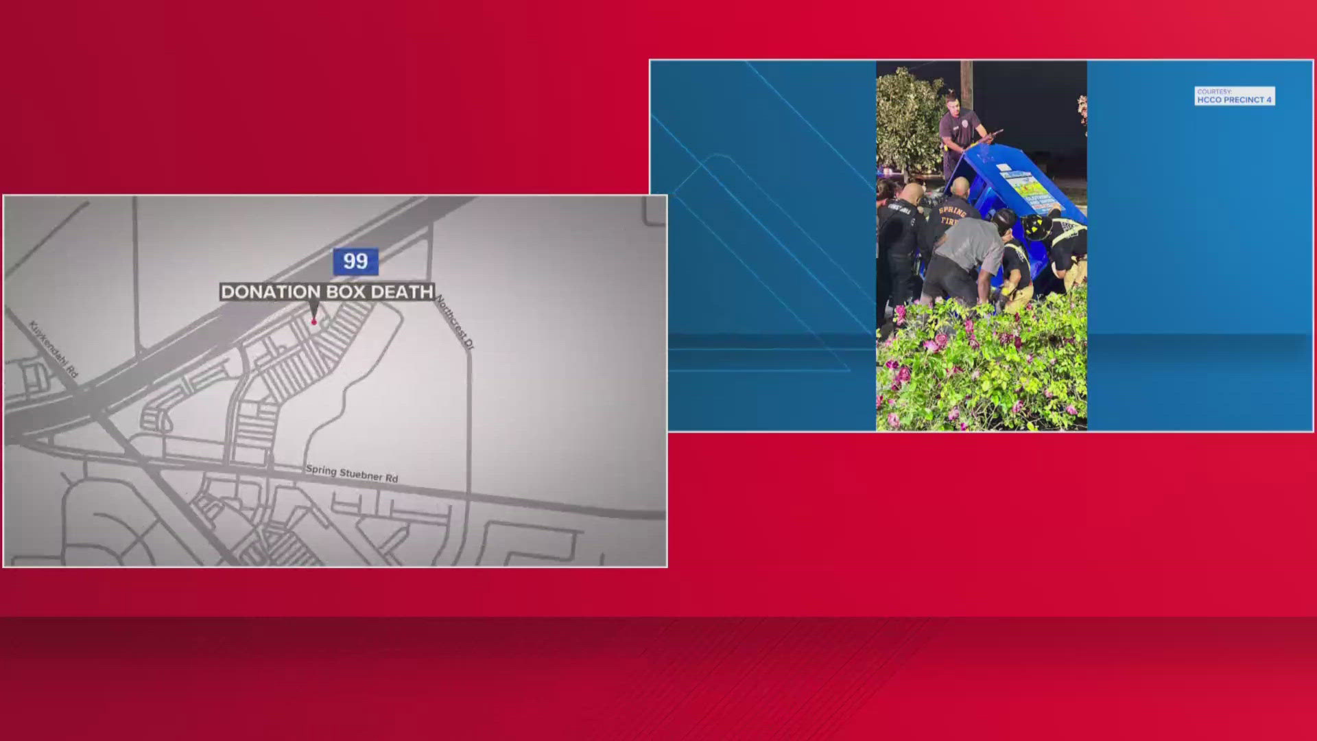 Man found dead inside donation box outside store in Spring, deputies ...