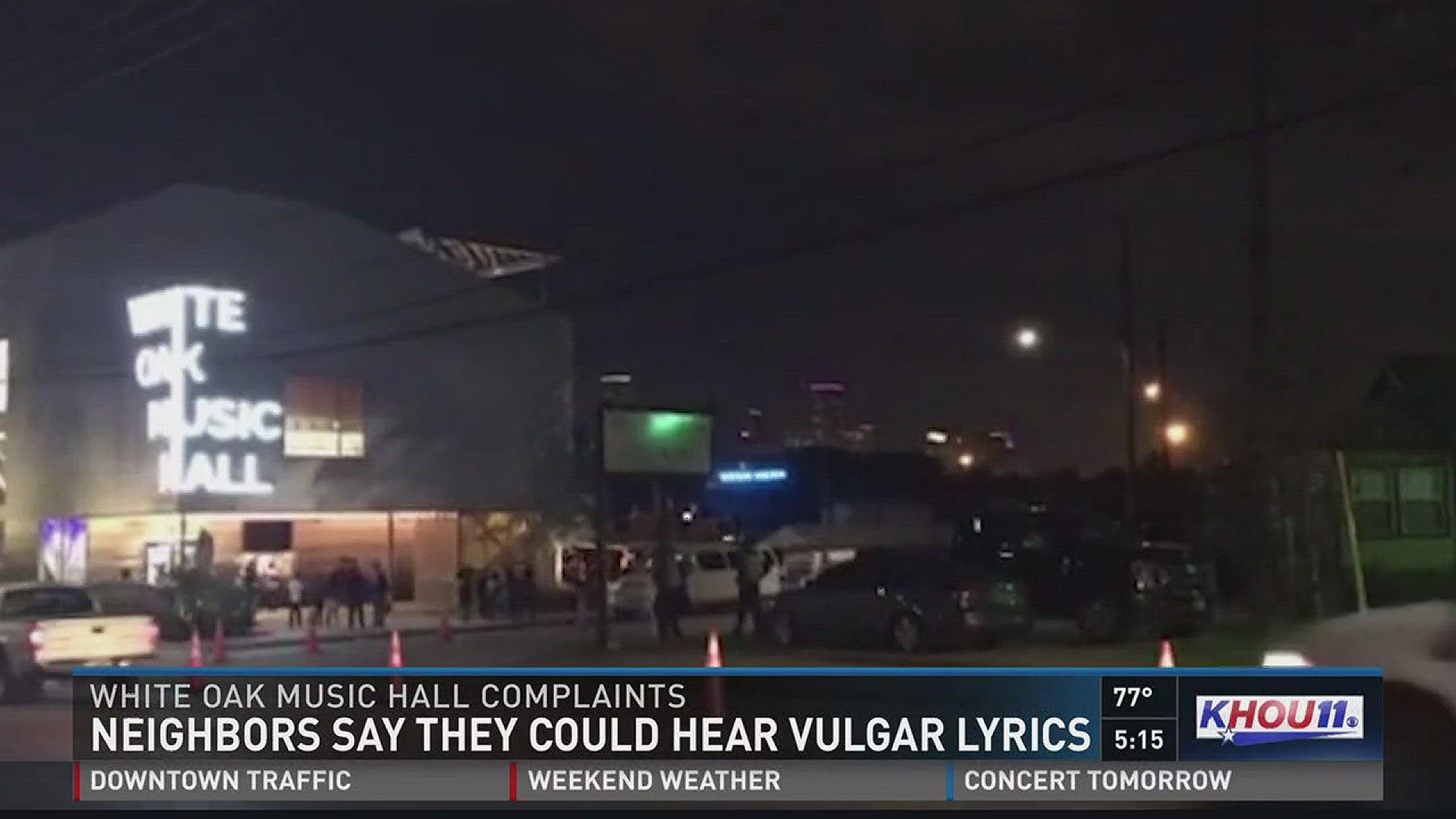 After another loud concert booming into their homes, people living near White Oak Music Hall are saying if the venue won?t turn it down, the city should shut it down.