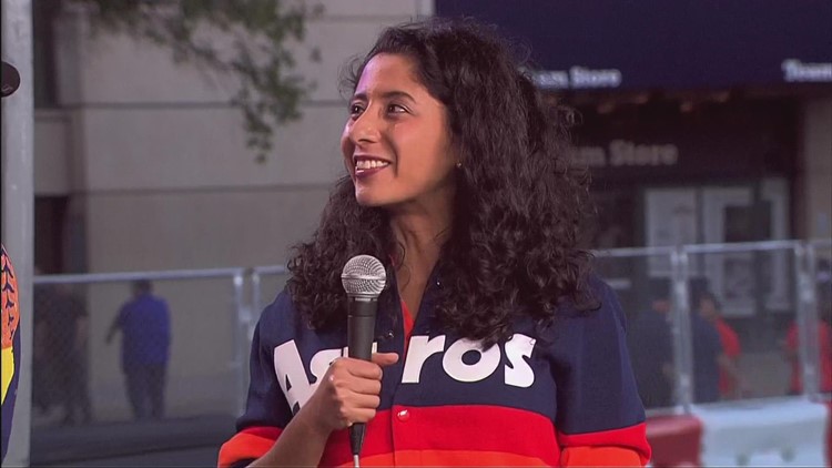 Harris County Judge Lina Hidalgo shares excitement for World Series