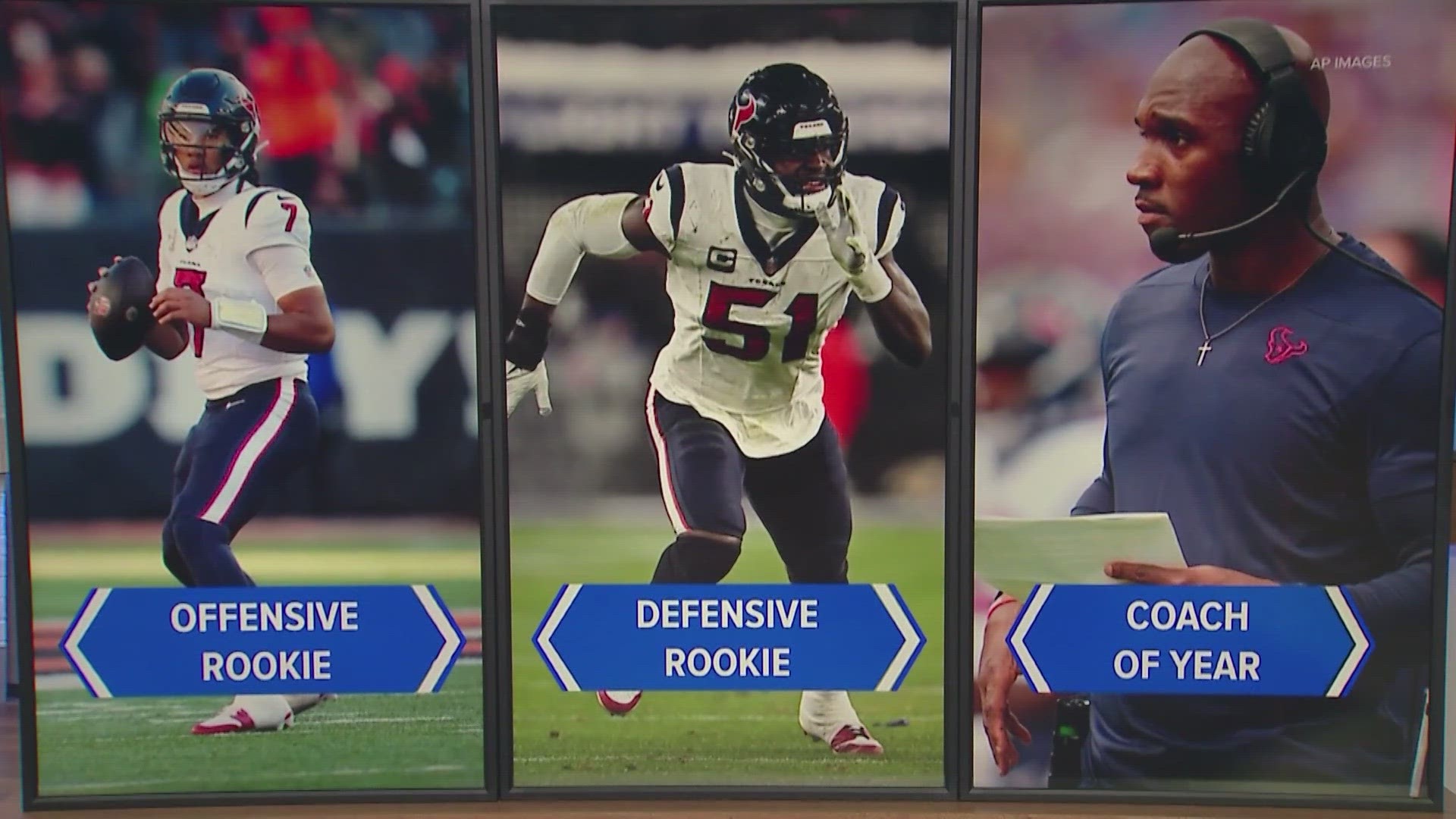 Three new Texans are expected to win some key NFL awards later this week.