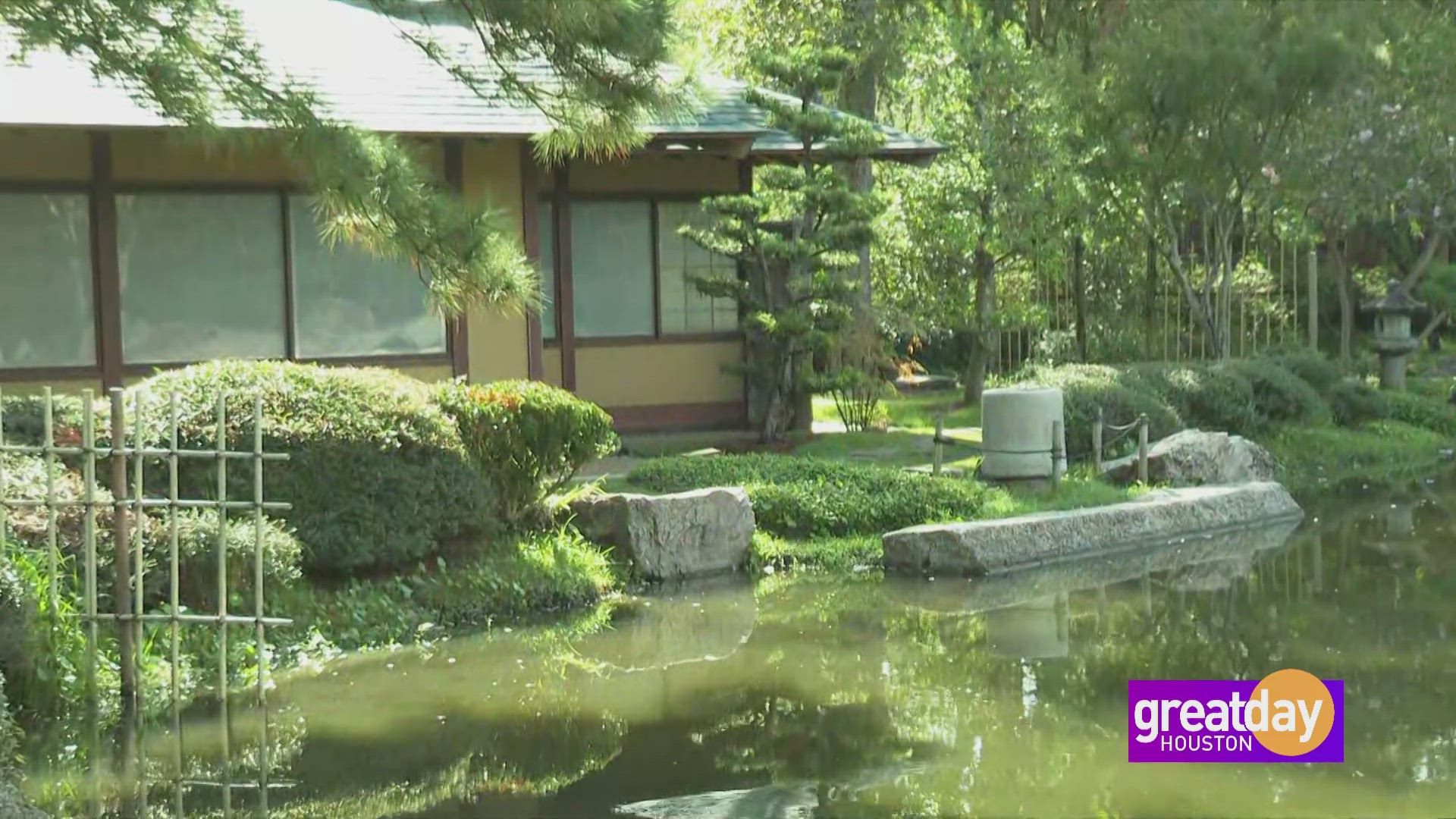 Iris Clawson-Davis with Hermann Park Conservancy shares details on the type of plants you can find at the Japanese Garden.